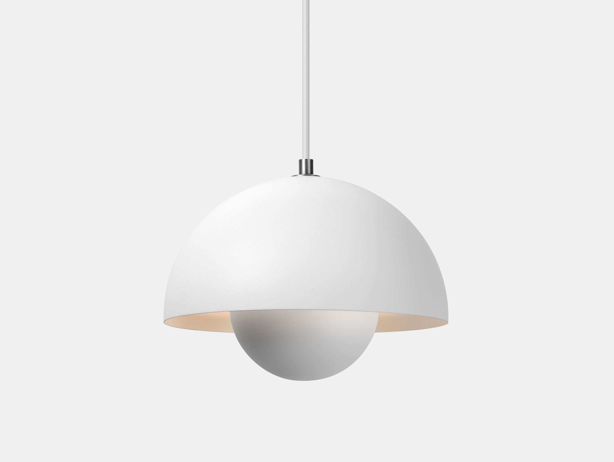 And Tradition Flowerpot Pendant Light Matt White Verner Panton