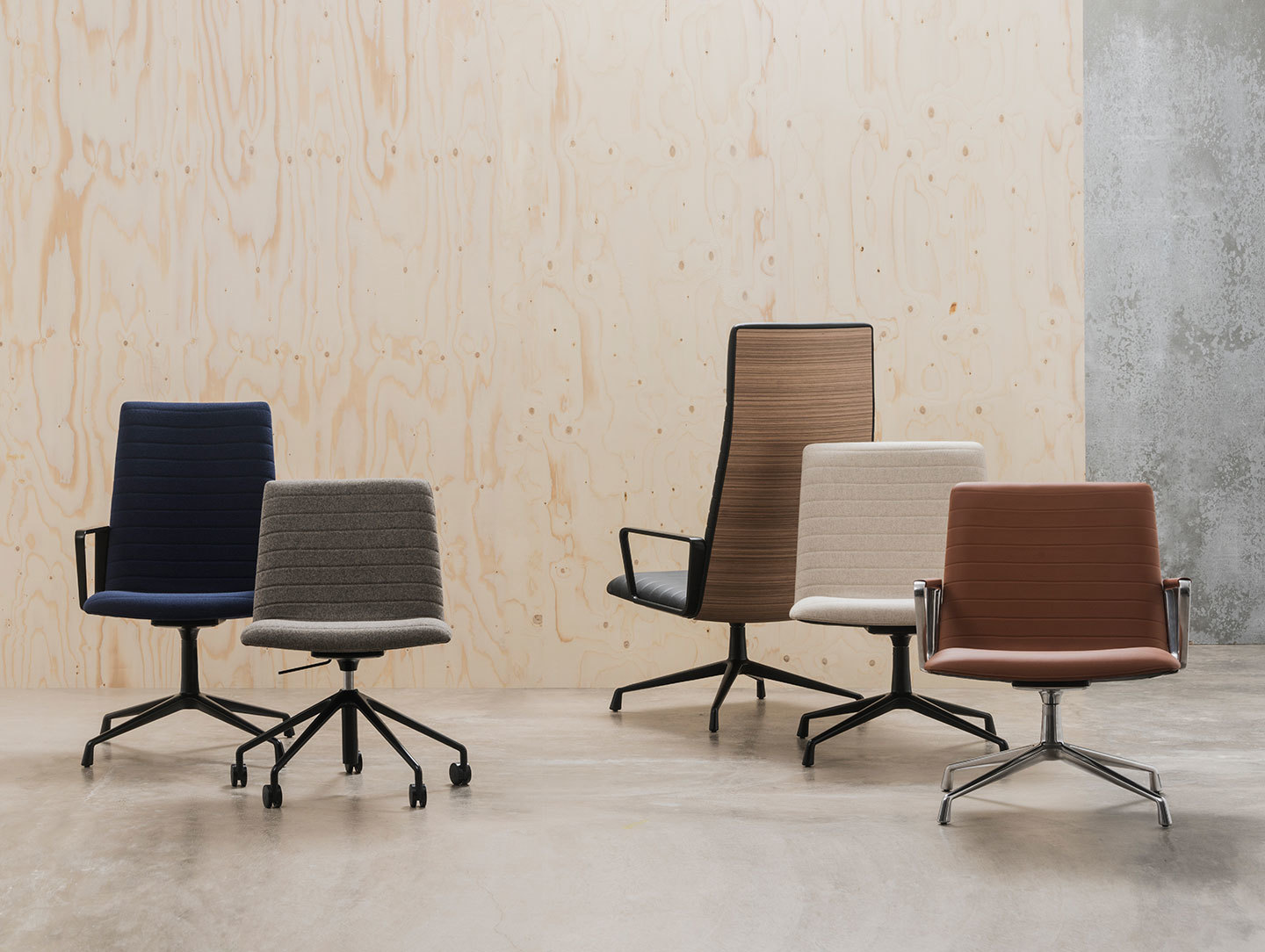 Andreu World Flex Executive Chairs 3 Piergiorgio Cazzaniga