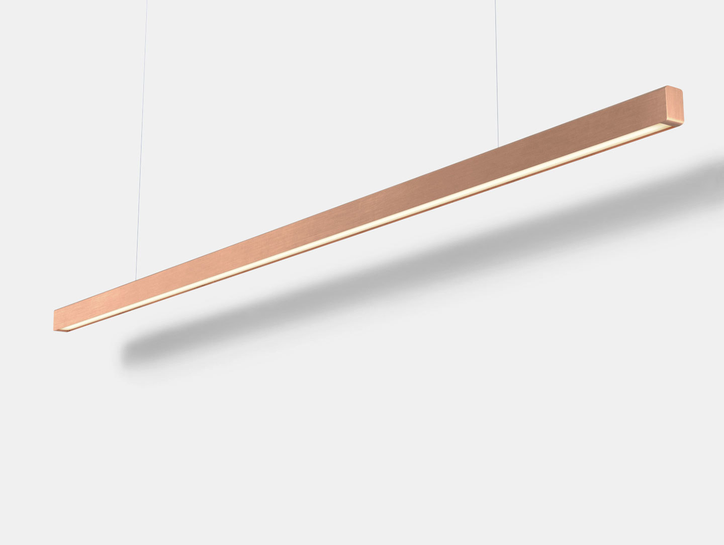 Anour I Model Pendant Light Brushed Copper L200 Arash Nourinejad