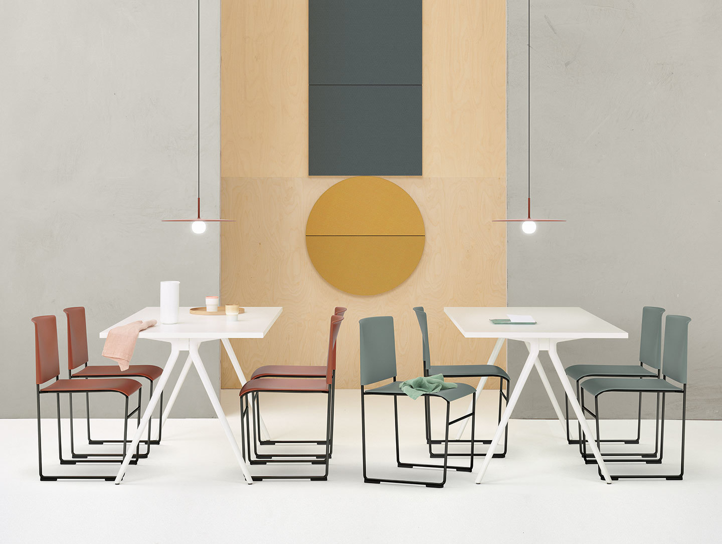 Arper Stacy Chairs Lievore Altherr