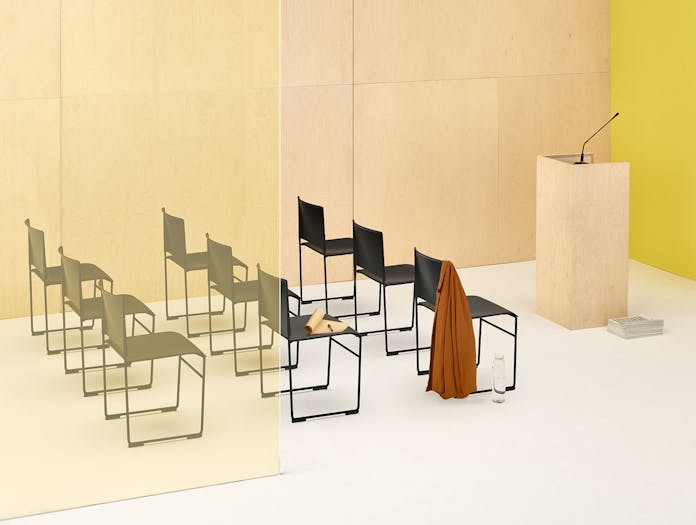 Arper Stacy Chairs Meeting Room Lievore Altherr