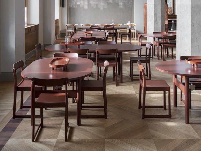 Artek Atelier Chair Red Cafe Taf Architects