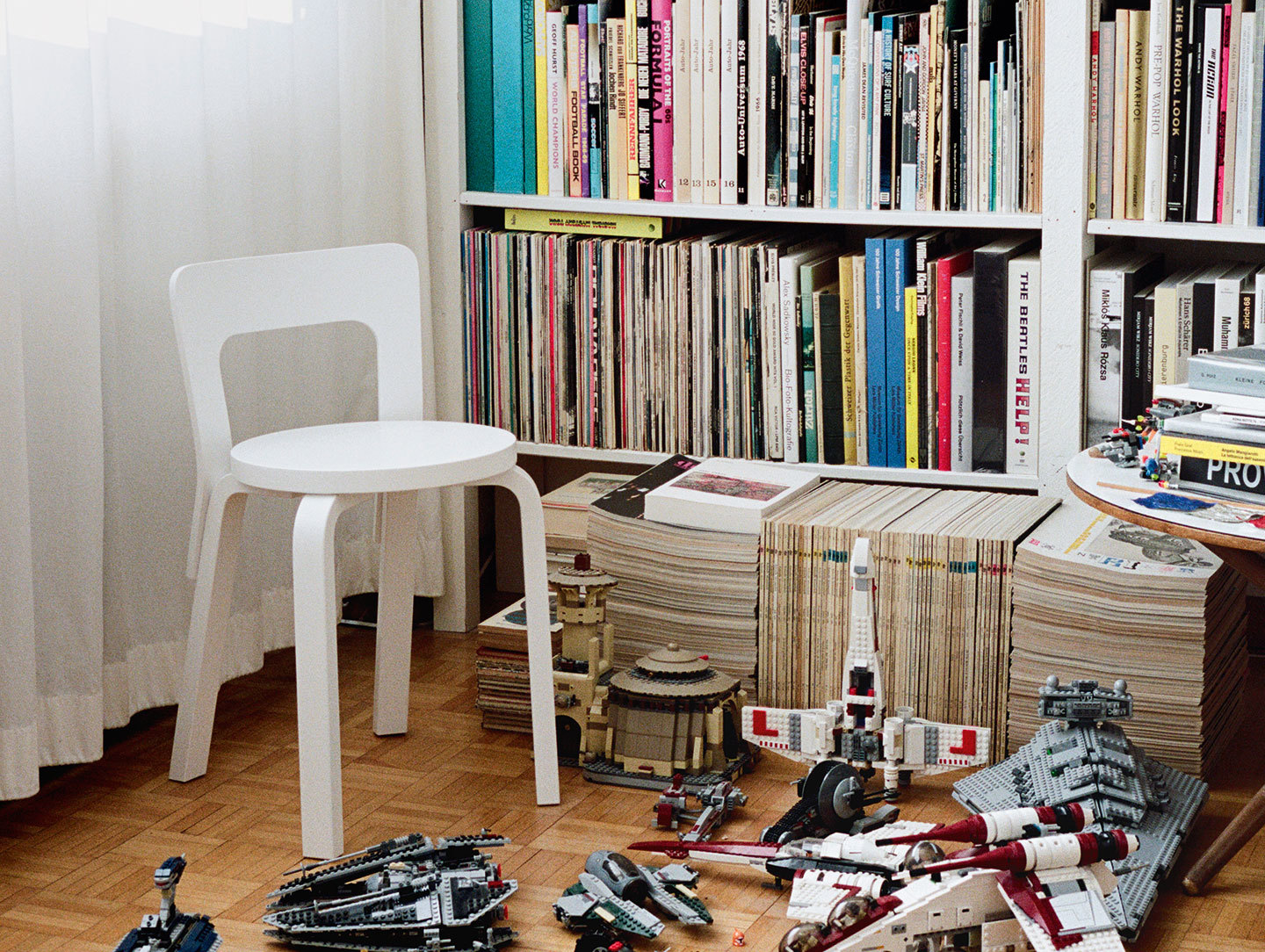 Artek Chair 65 White Birch Lb Alvar Aalto