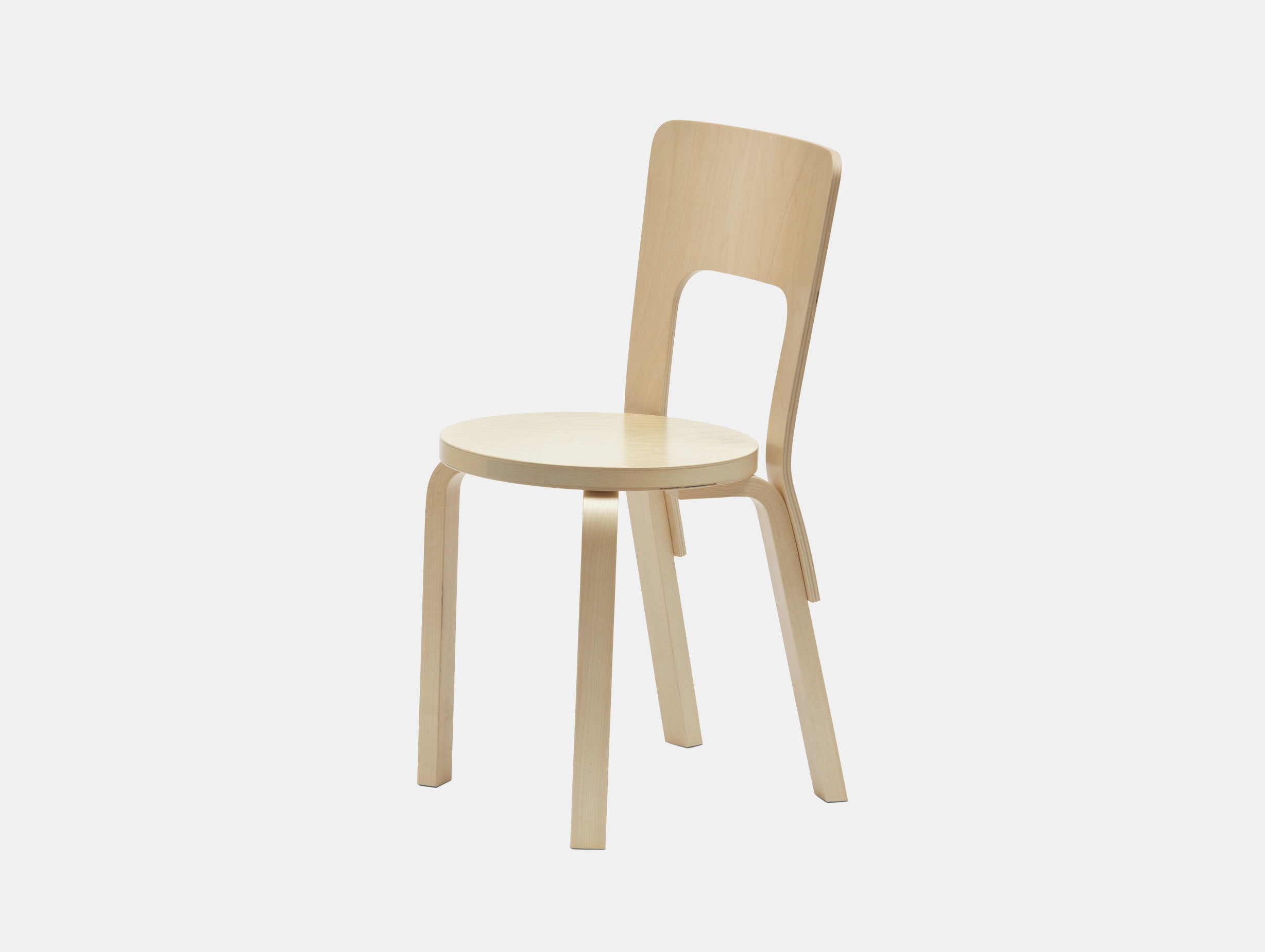 Artek Chair 66 Birch Alvar Aalto
