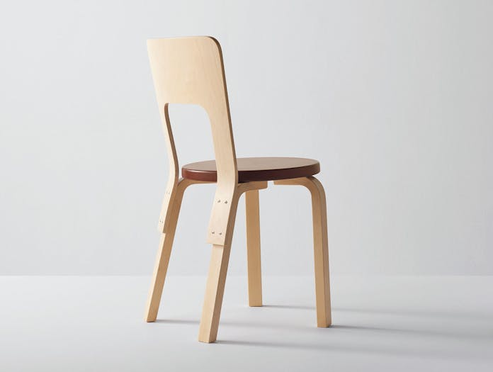 Artek Chair 66 Birch Back Alvar Aalto