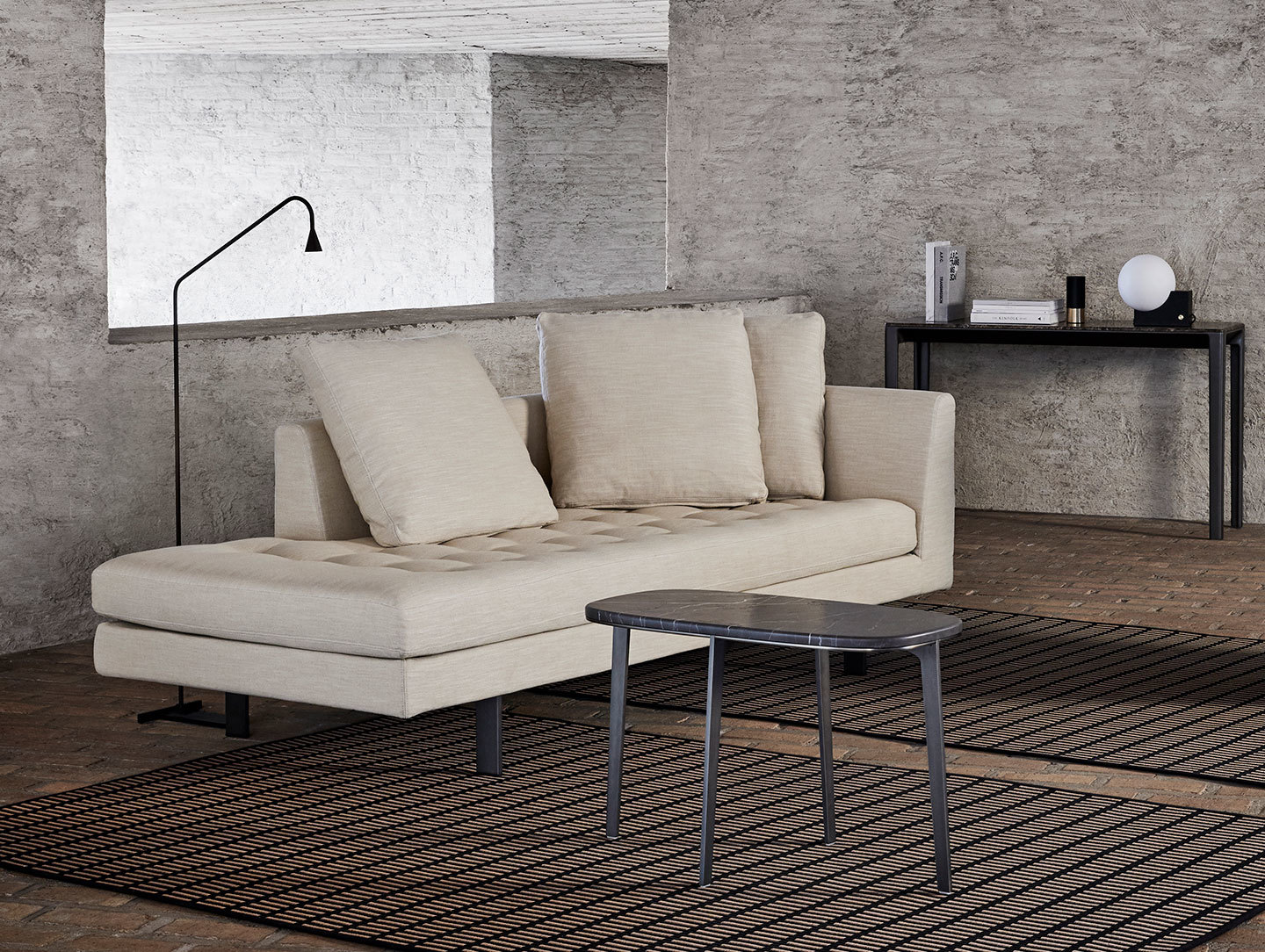 Bensen Edward Sectional Sofa Chaise