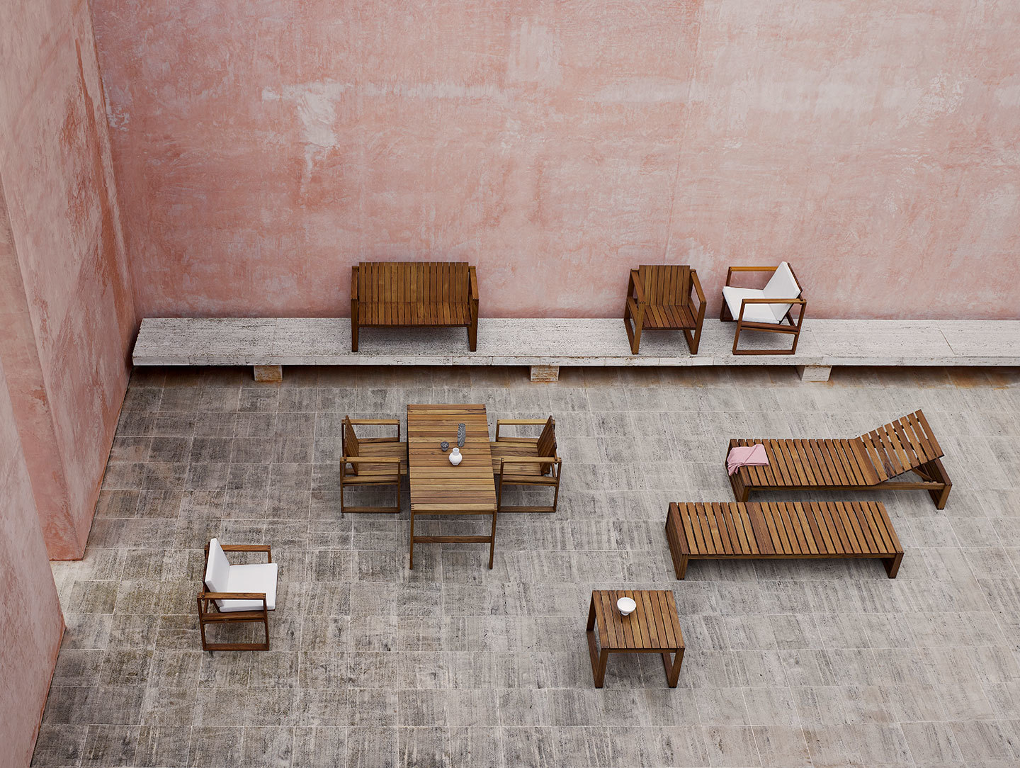 Carl Hansen Bk Outdoor Collection Teak Bodil Kjaer