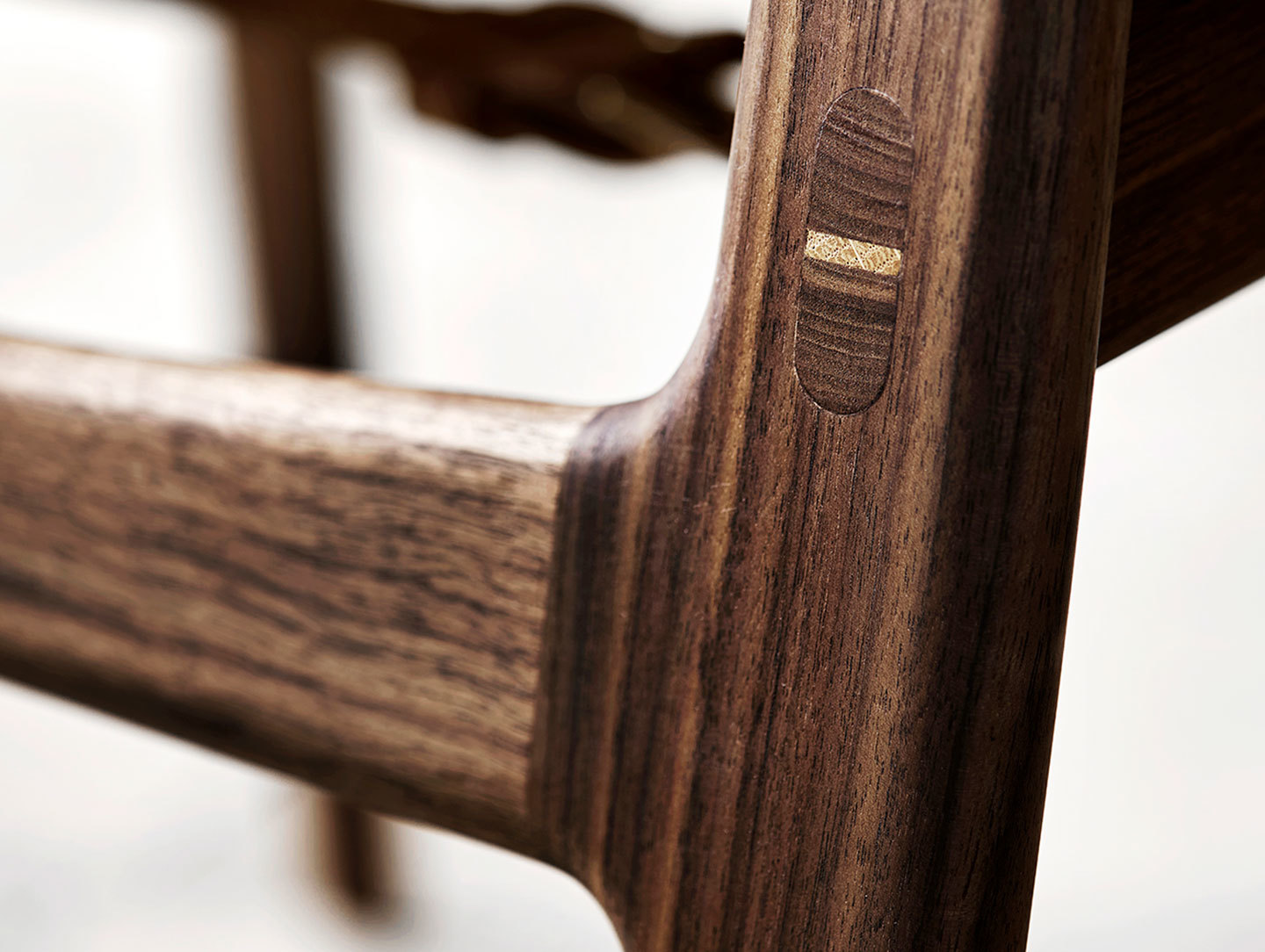 Carl Hansen Huntsman Chair Walnut Joint Detail Borge Mogensen