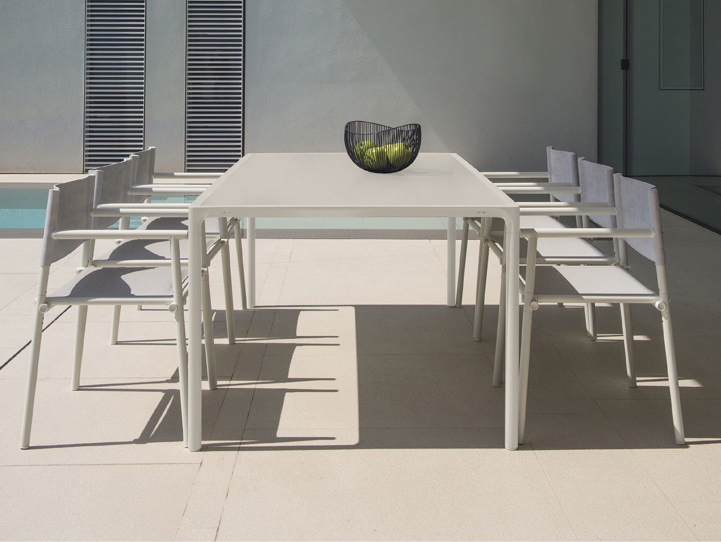 Emu Terramare Armchair Grey White Table Studio Chiaramonte Marin