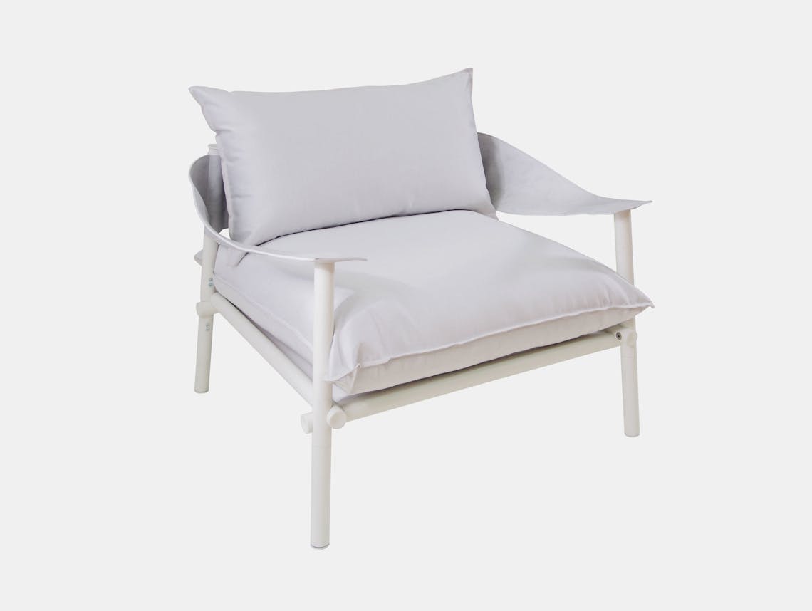 Emu Terramare Lounge Chair White Studio Chiaramonte Marin