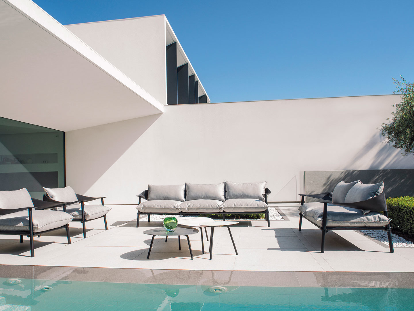 Emu Terramare Lounge Chairs Sofa 3 Seater Studio Chiaramonte Marin