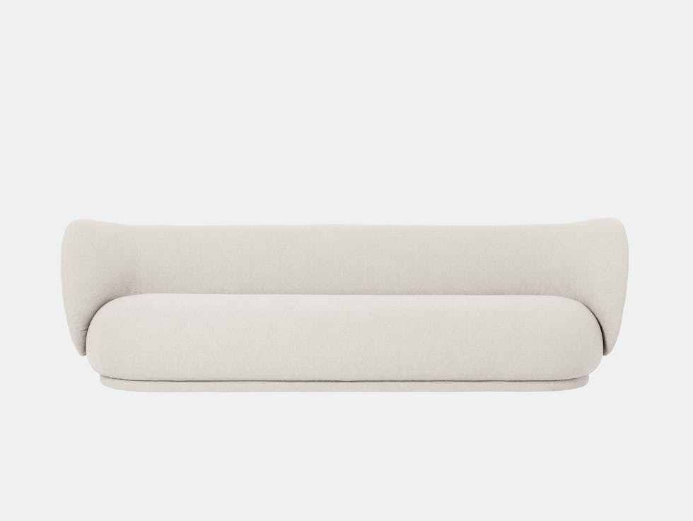 Ferm Living Rico 4 Seater Sofa Off White Boucle