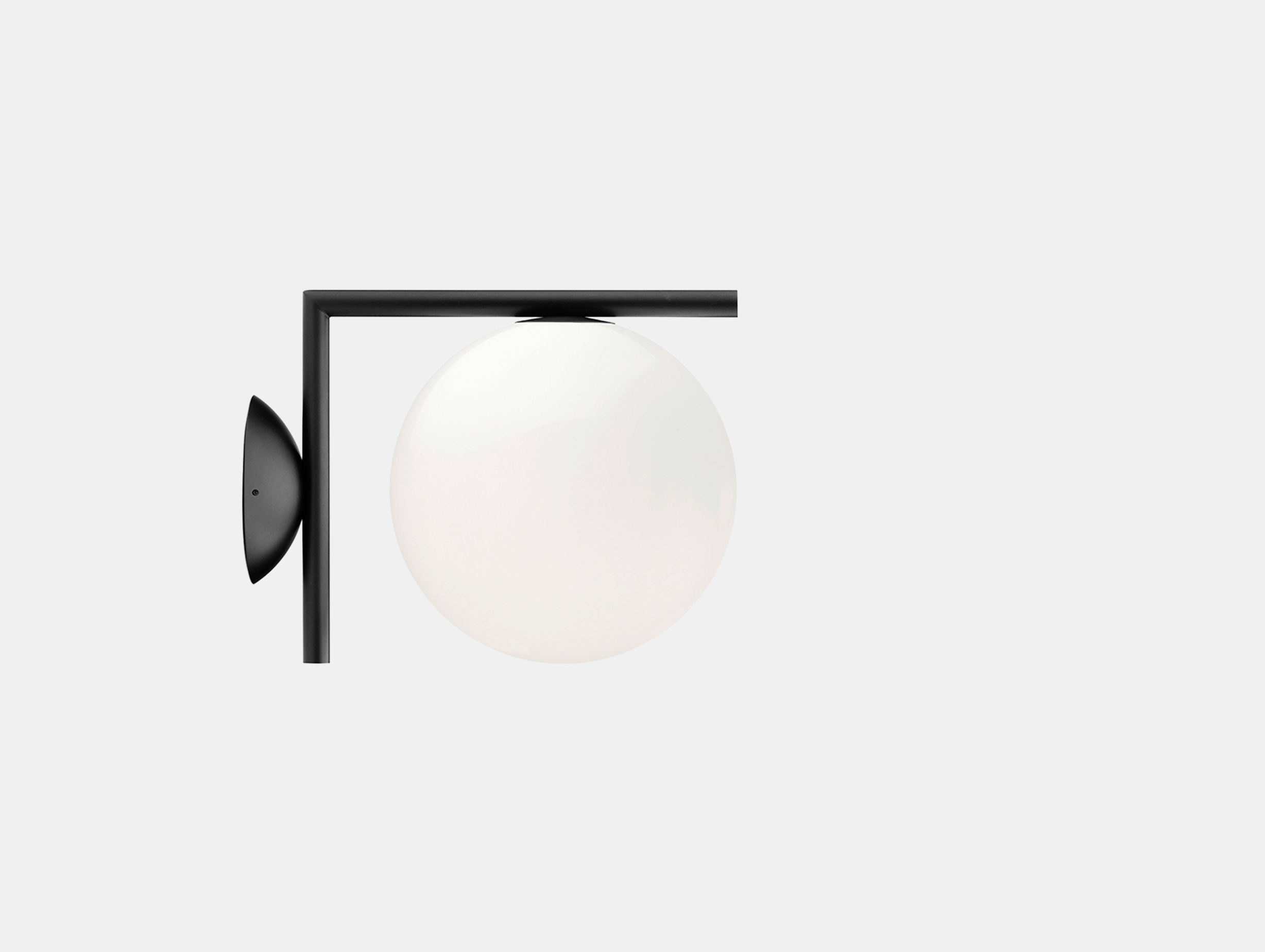 Flos Ic Ceiling Wall Light Cw1 Black Michael Anastassiades