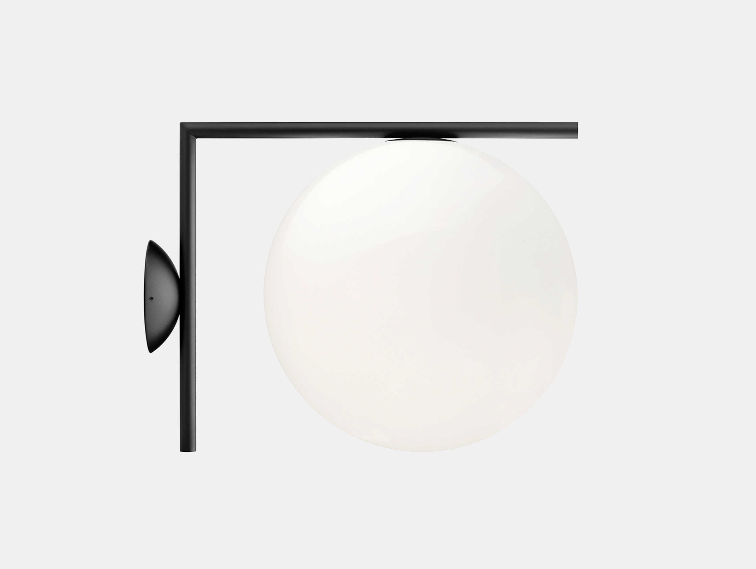 Flos Ic Ceiling Wall Light Cw2 Black Michael Anastassiades