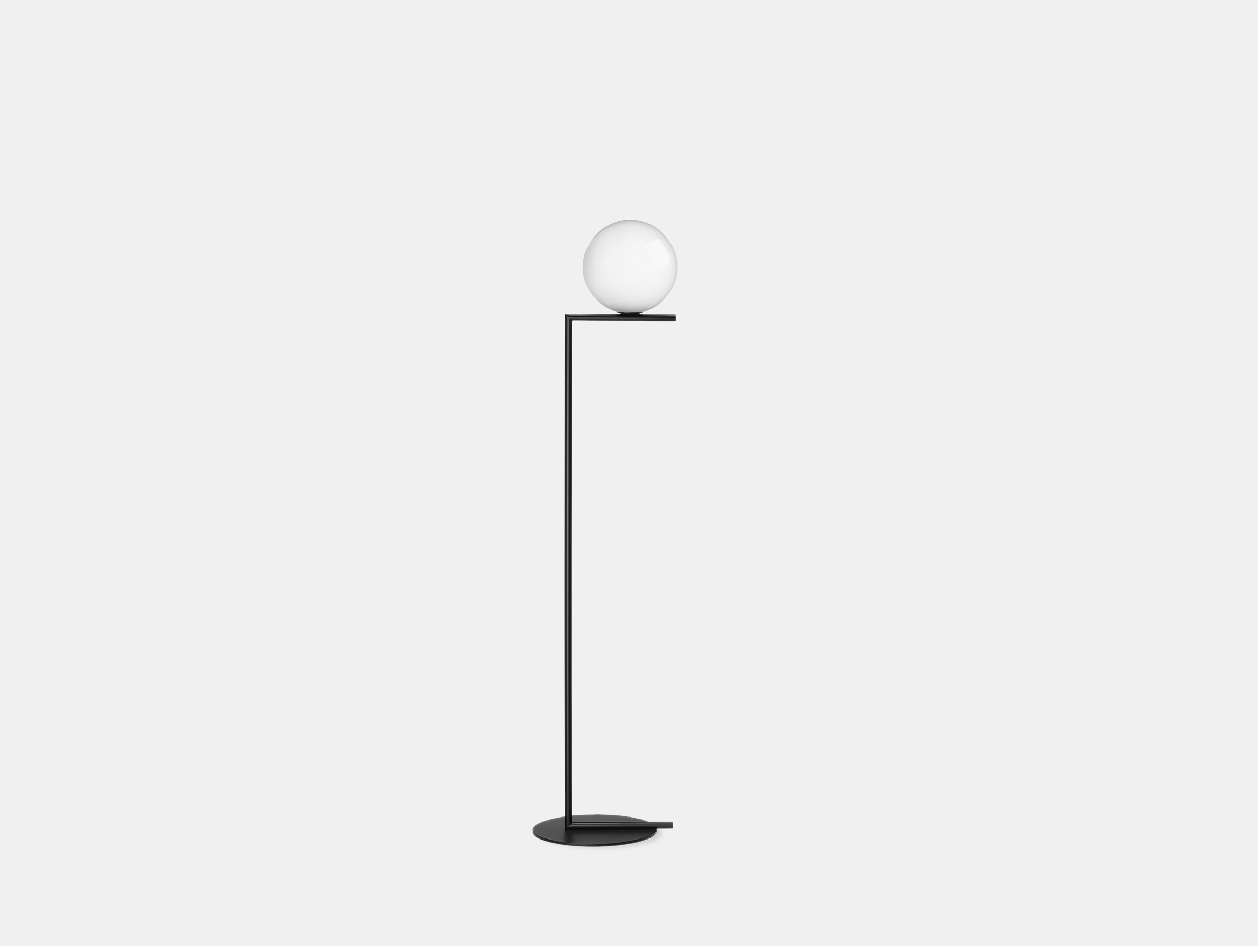 Flos Ic F1 Floor Light Black Michael Anastassiades