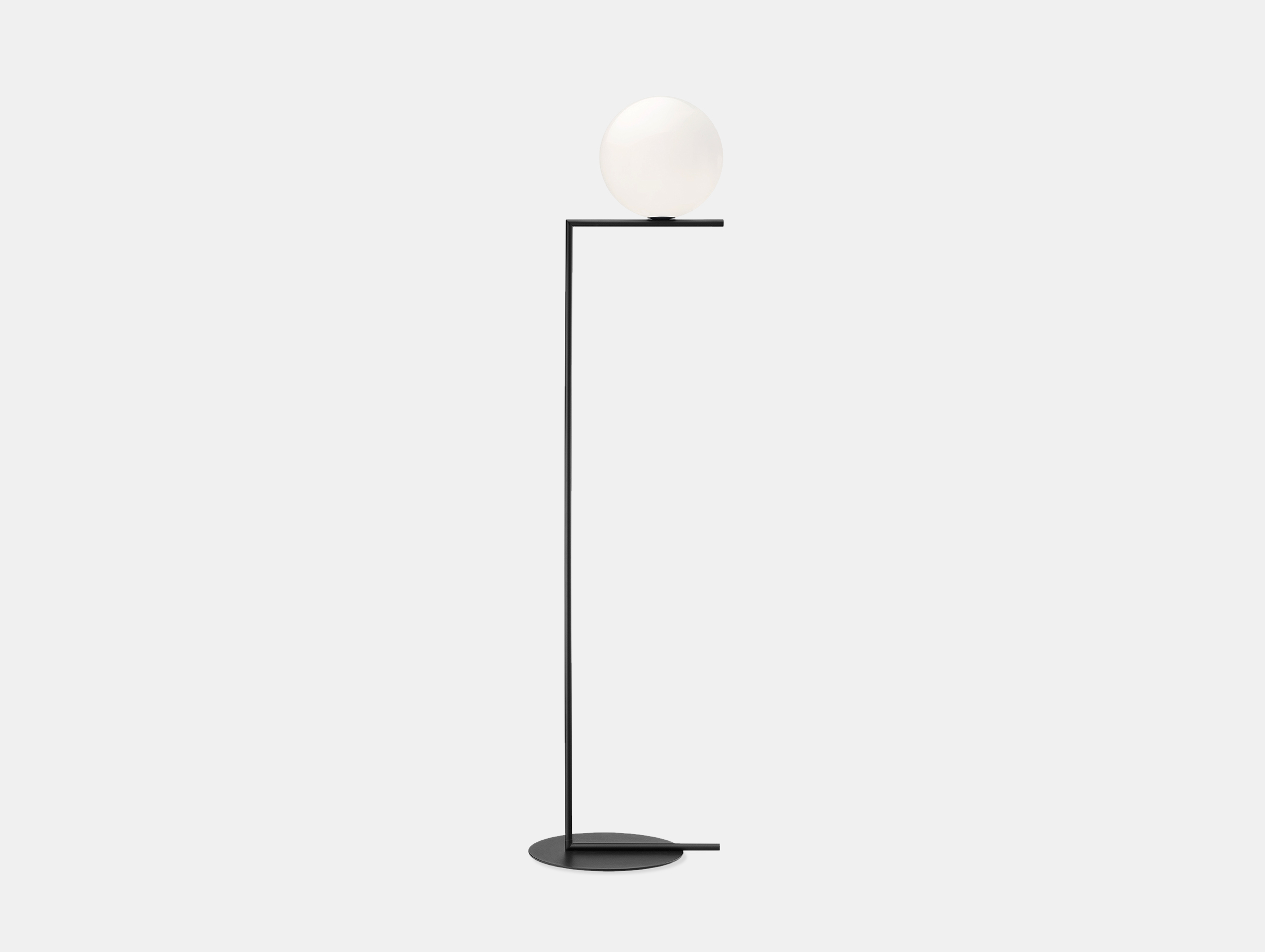 Flos Ic F2 Floor Light Black 2 Michael Anastassiades
