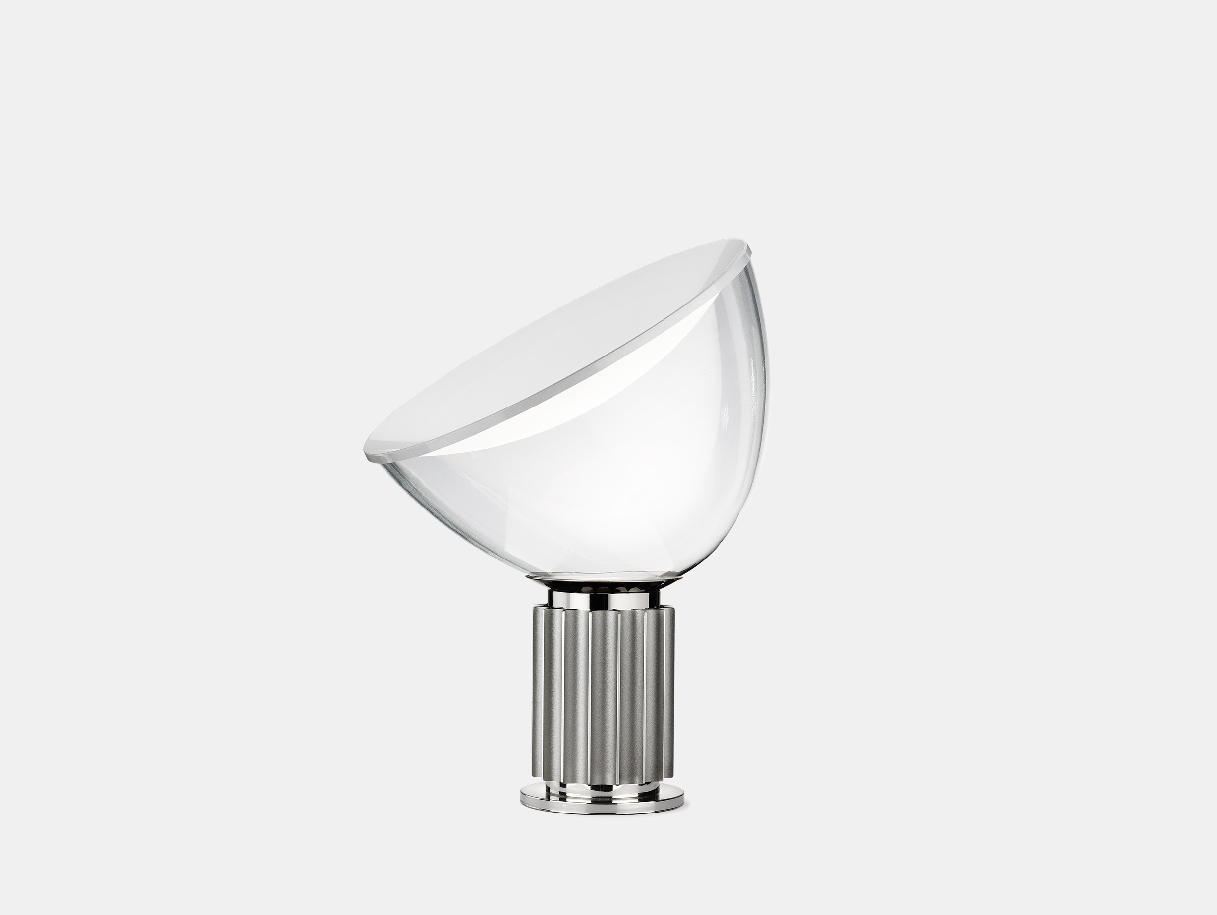 Flos Taccia Table Lamp Small Silver Achille Pier Giacomo Castiglioni