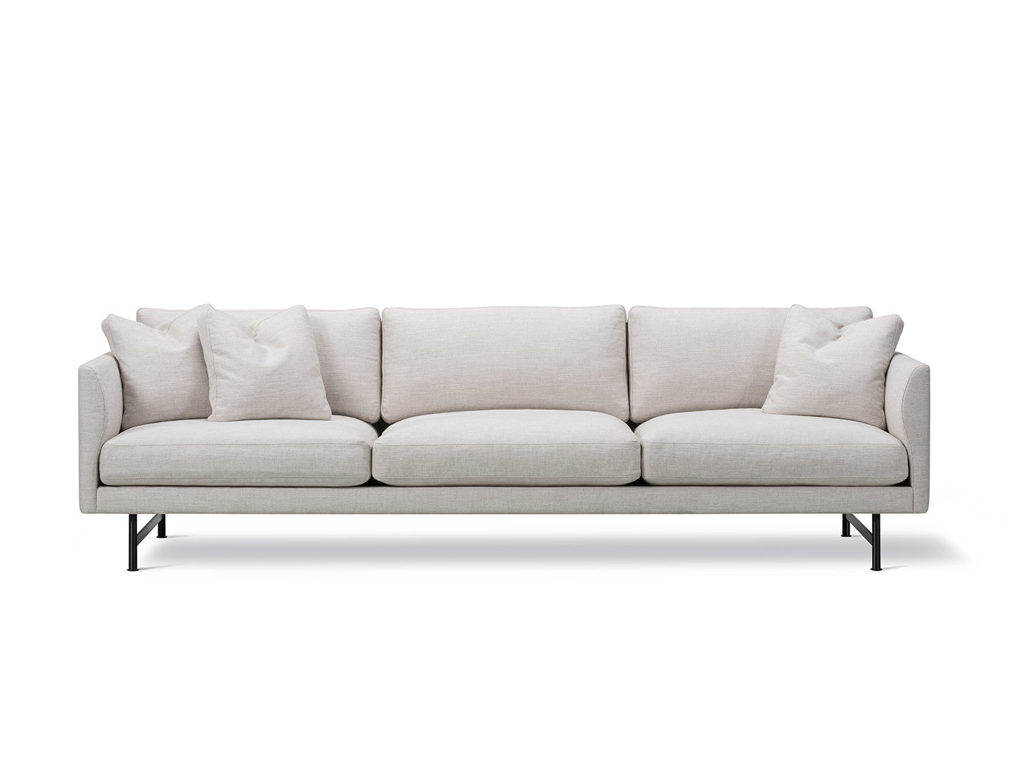 Fredericia Calmo Sofa 5623 Ruskin10 Black Steel Hugo Passos