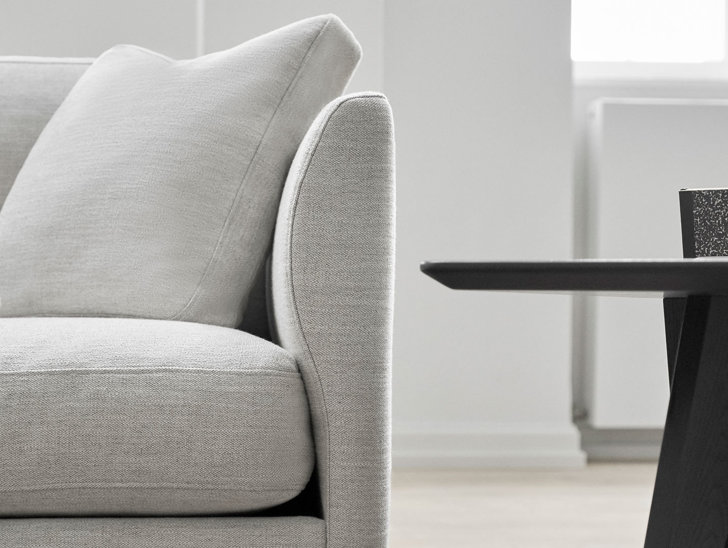 Fredericia Calmo Sofa Arm Detail Hugo Passos