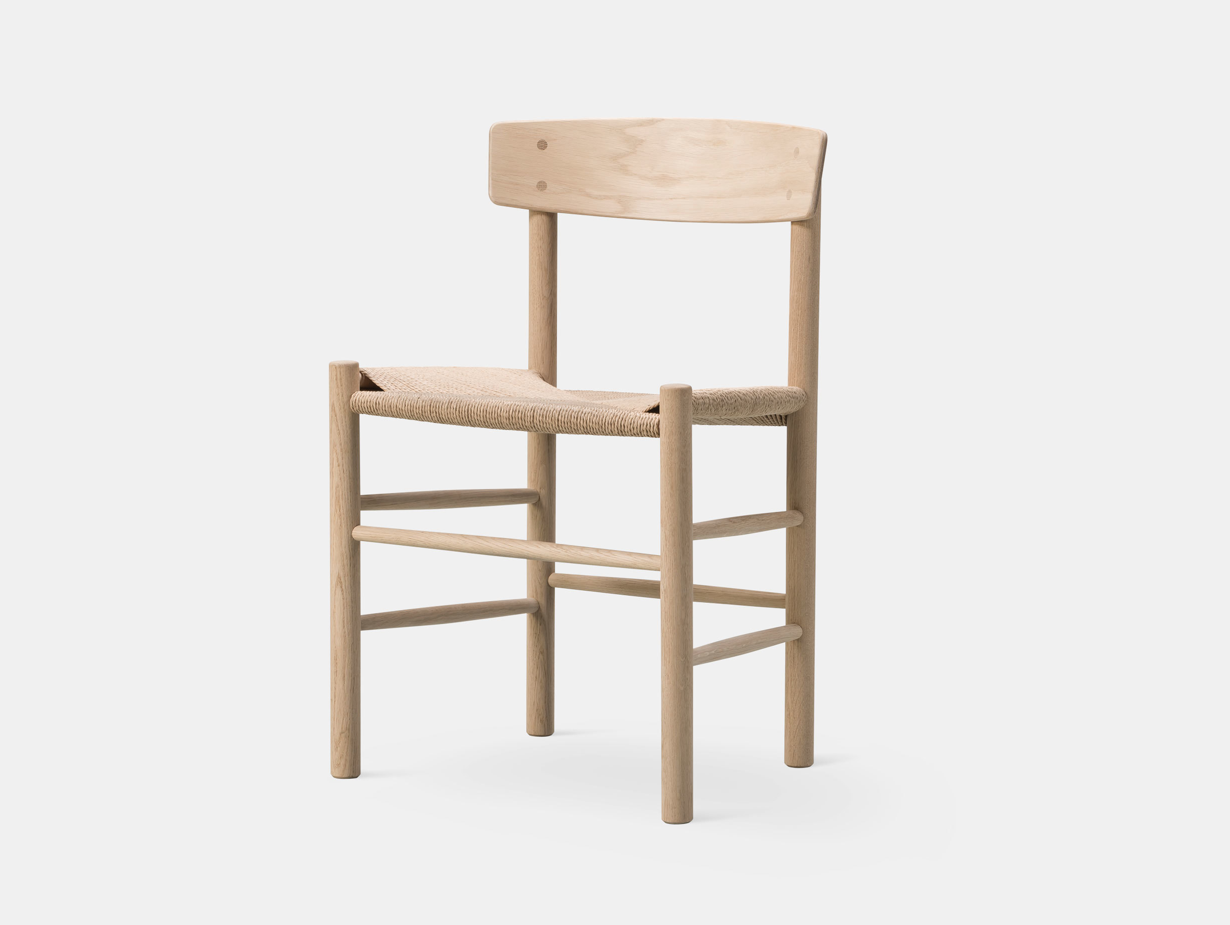 Fredericia J39 The Peoples Chair Soaped Oak Borge Mogensen