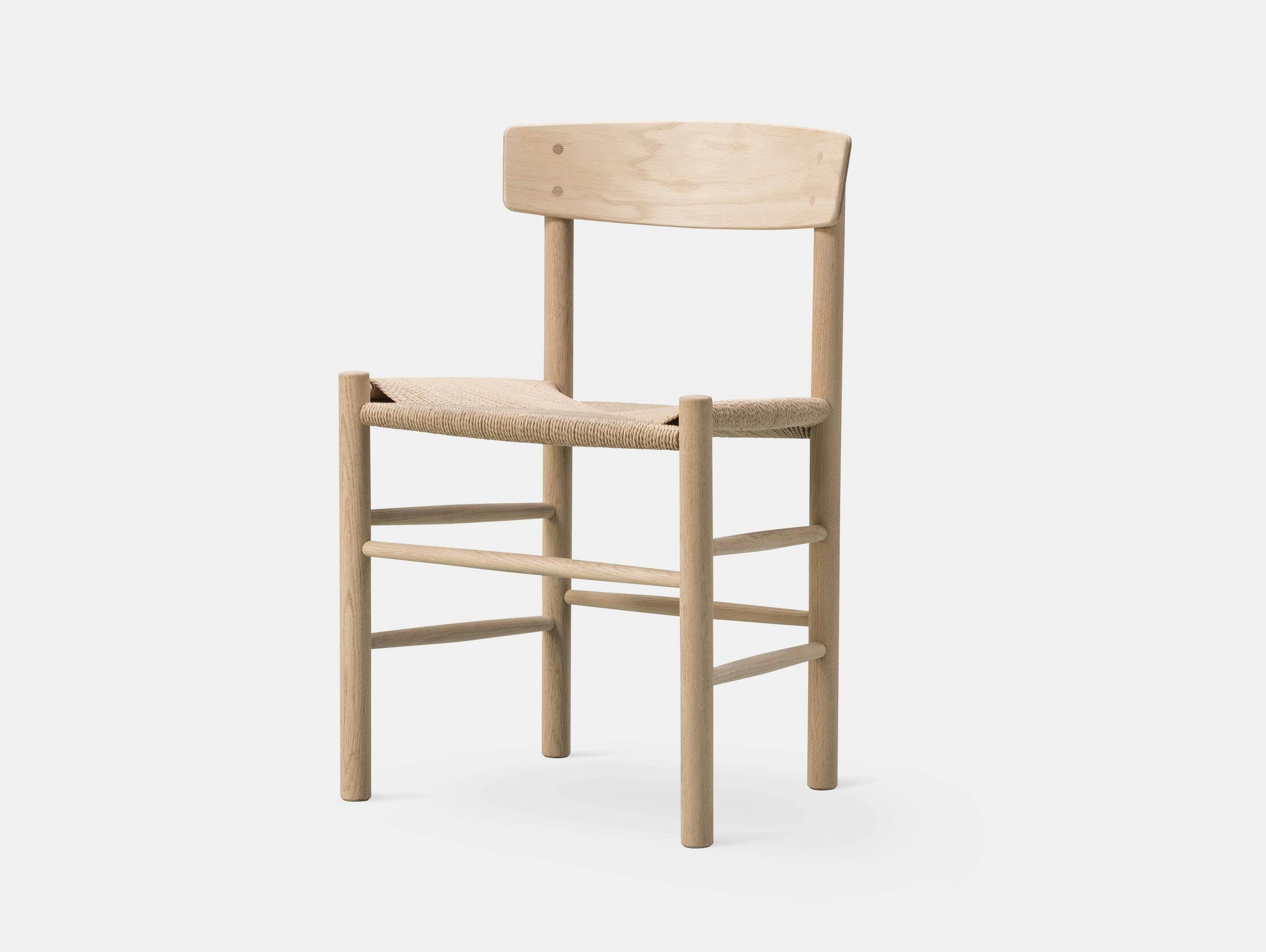 Fredericia J39 The Peoples Chair Soaped Oak Borge Mogensen