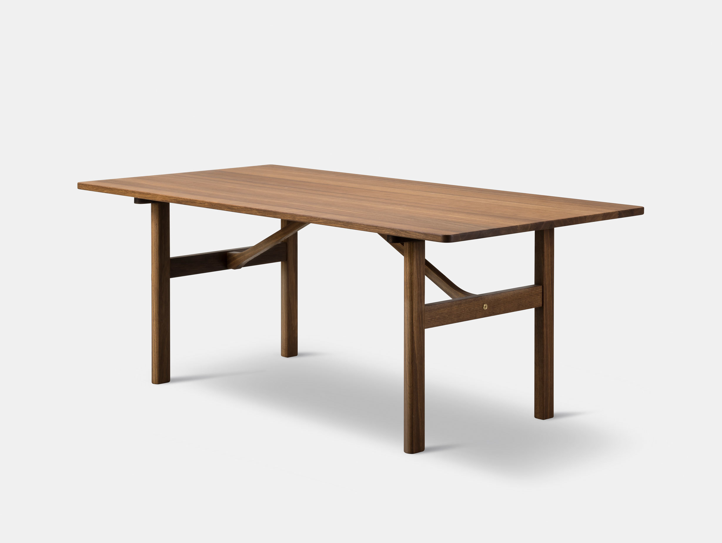 Fredericia Mogensen 6284 Dining Table Smoked Oak Borge Mogensen
