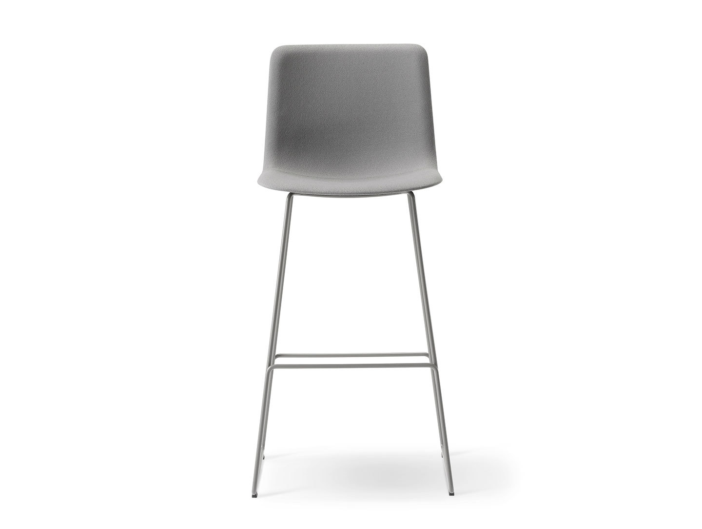 Fredericia Pato Sledge Upholstered Barstool Topas 144