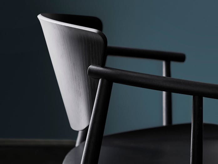 Fritz Hansen N01 Chair Black Oak Detail Nendo