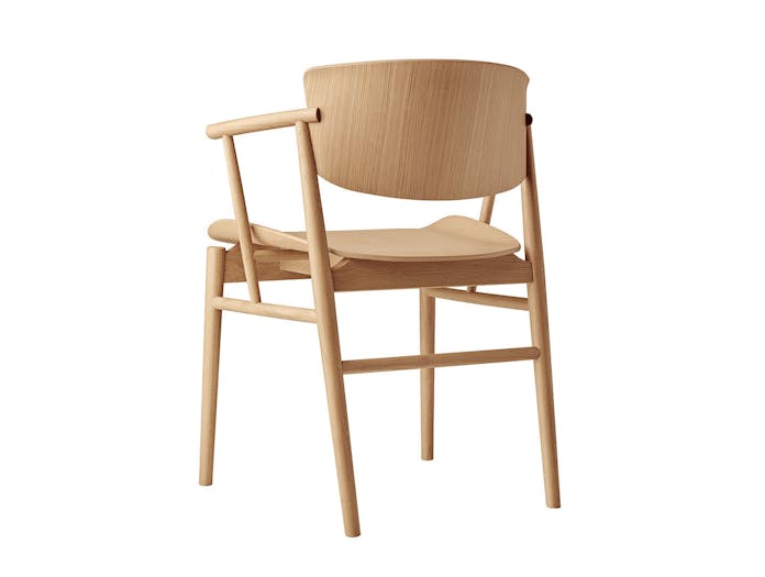 Fritz Hansen N01 Chair Oak Back Nendo