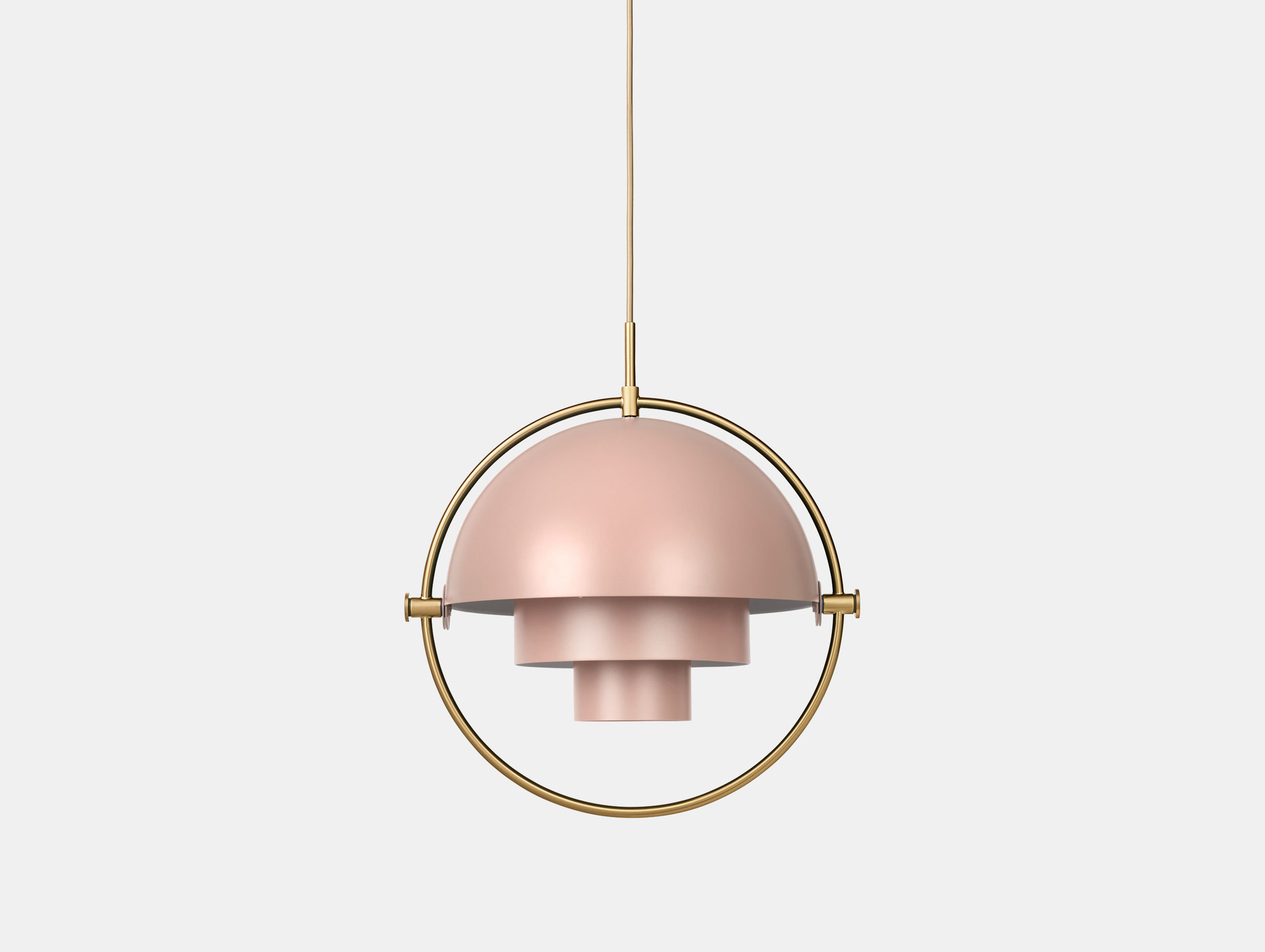 Gubi Multi Lite Pendant Lights Rose Dust