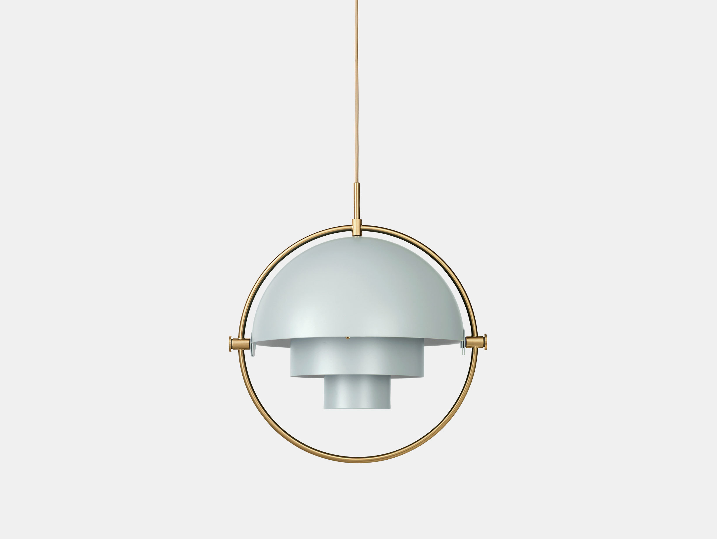 Gubi Multi Lite Pendant Lights Sea Grey