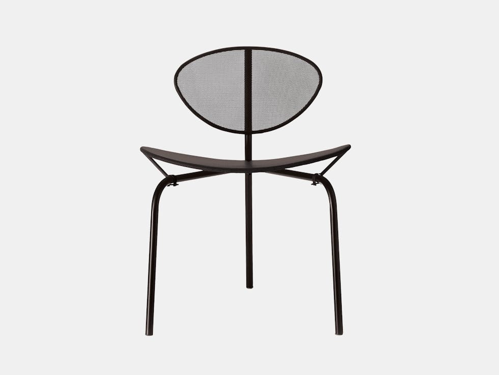 Gubi Nagasaki Dining Chair Black Mathieu Mategot