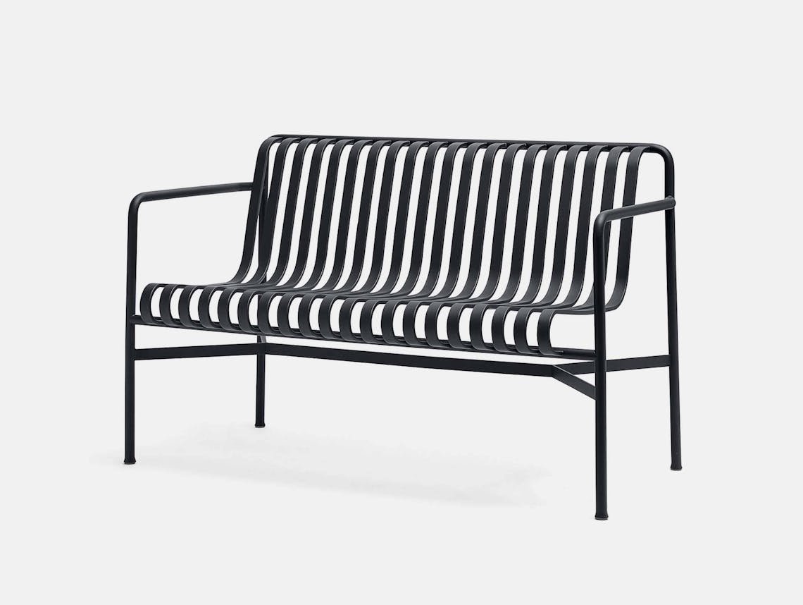 Hay Palissade Dining Bench Anthracite ct