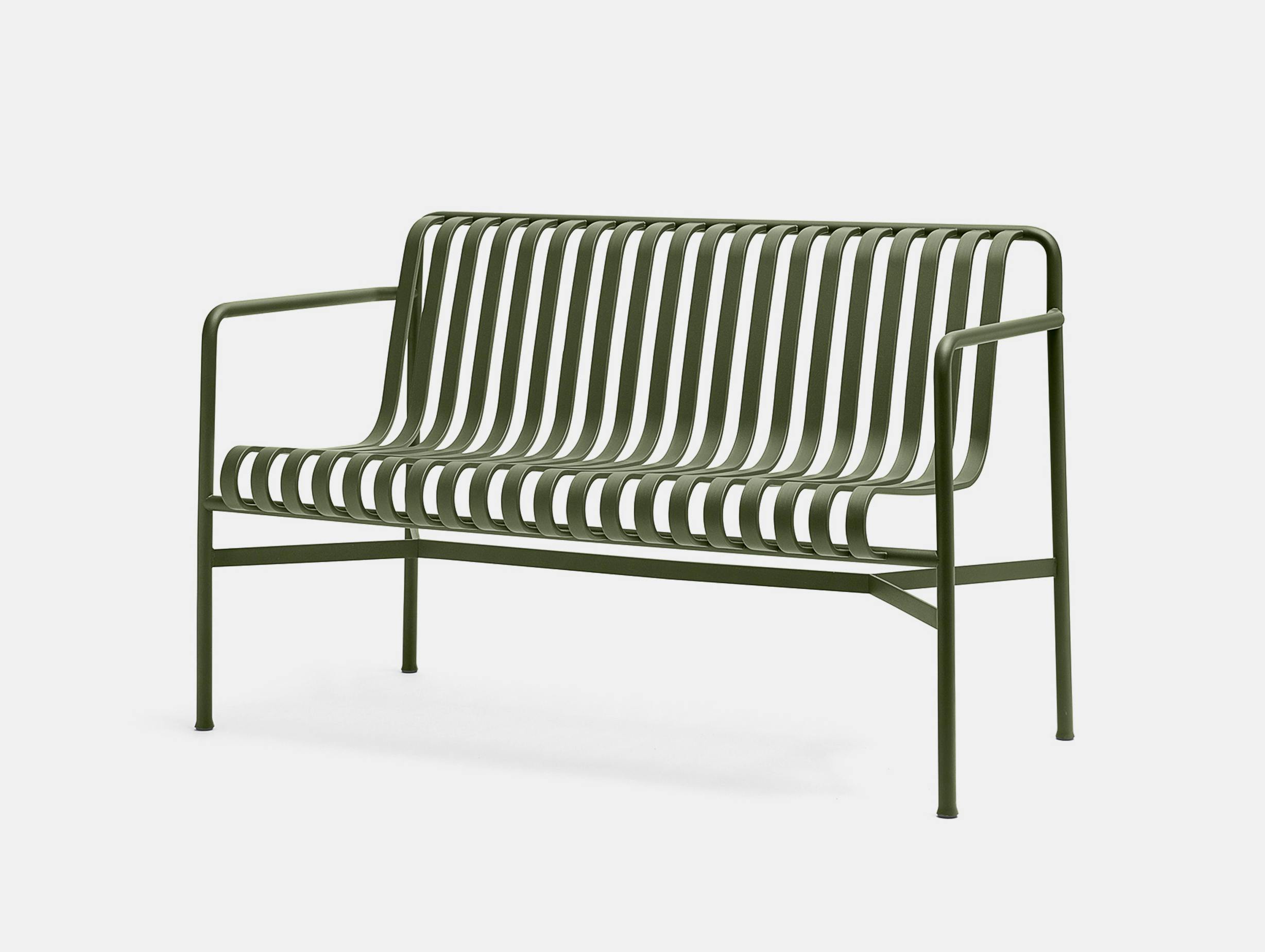 Hay Palissade Dining Bench Olive Green ct