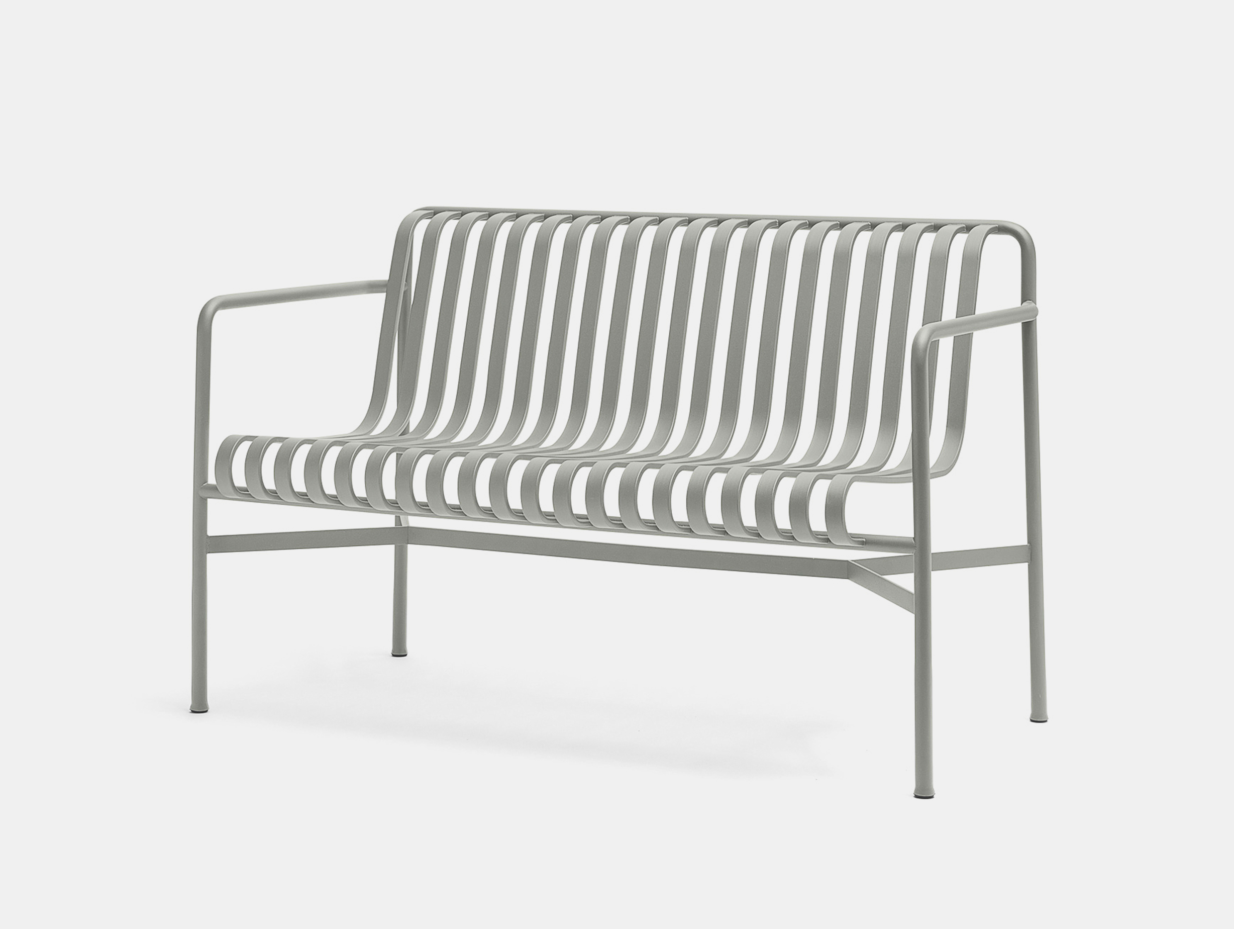 Hay Palissade Dining Bench Sky Grey ct