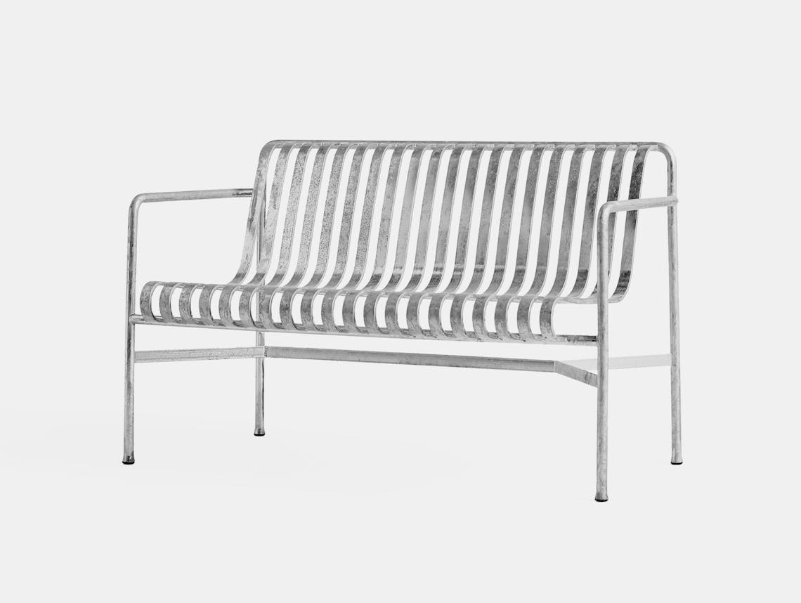 Hay Palissade Dining Bench hot galvanised ct