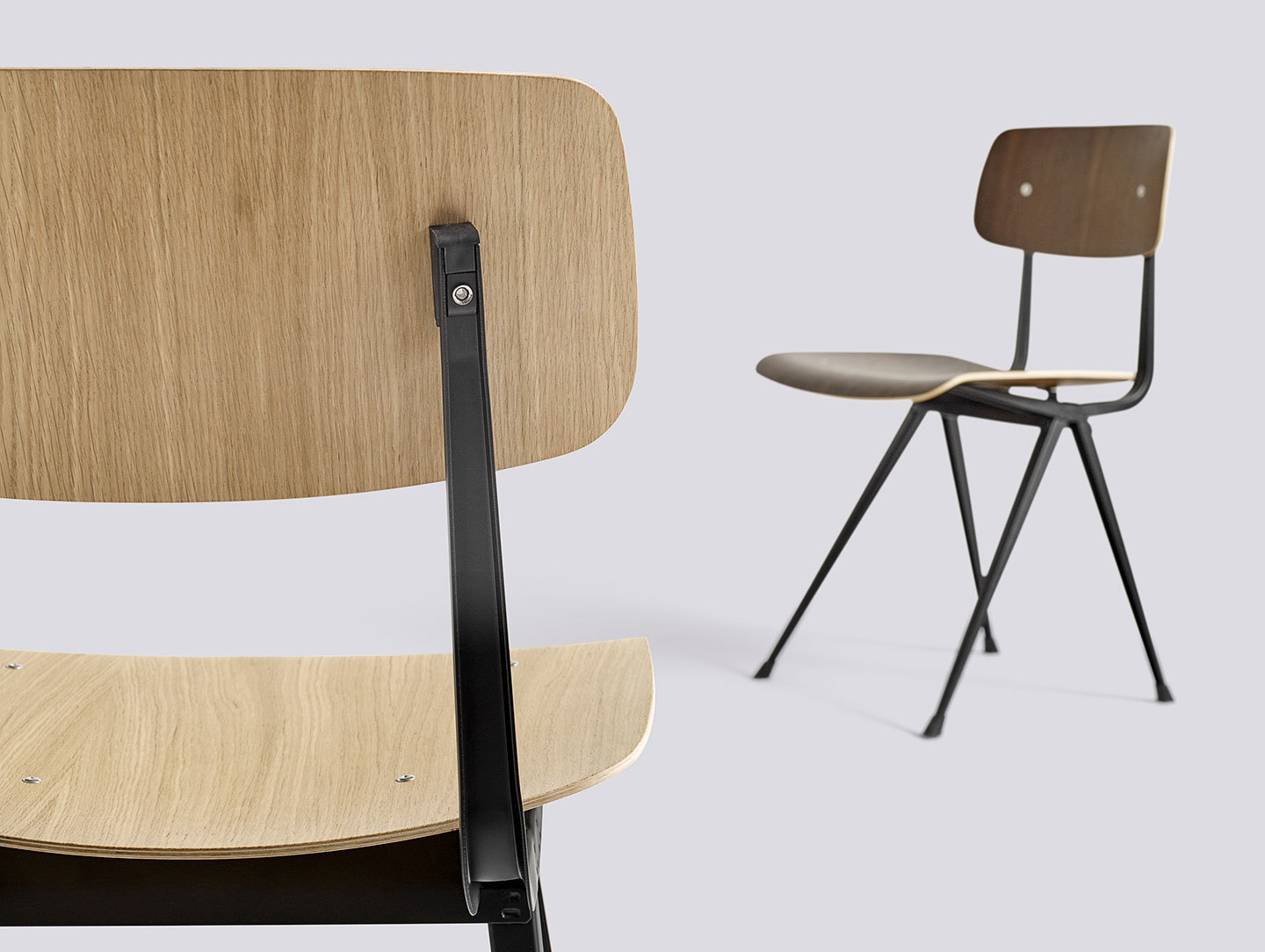 Hay Result Chair Oak Detail Wim Rietveld Friso Kramer