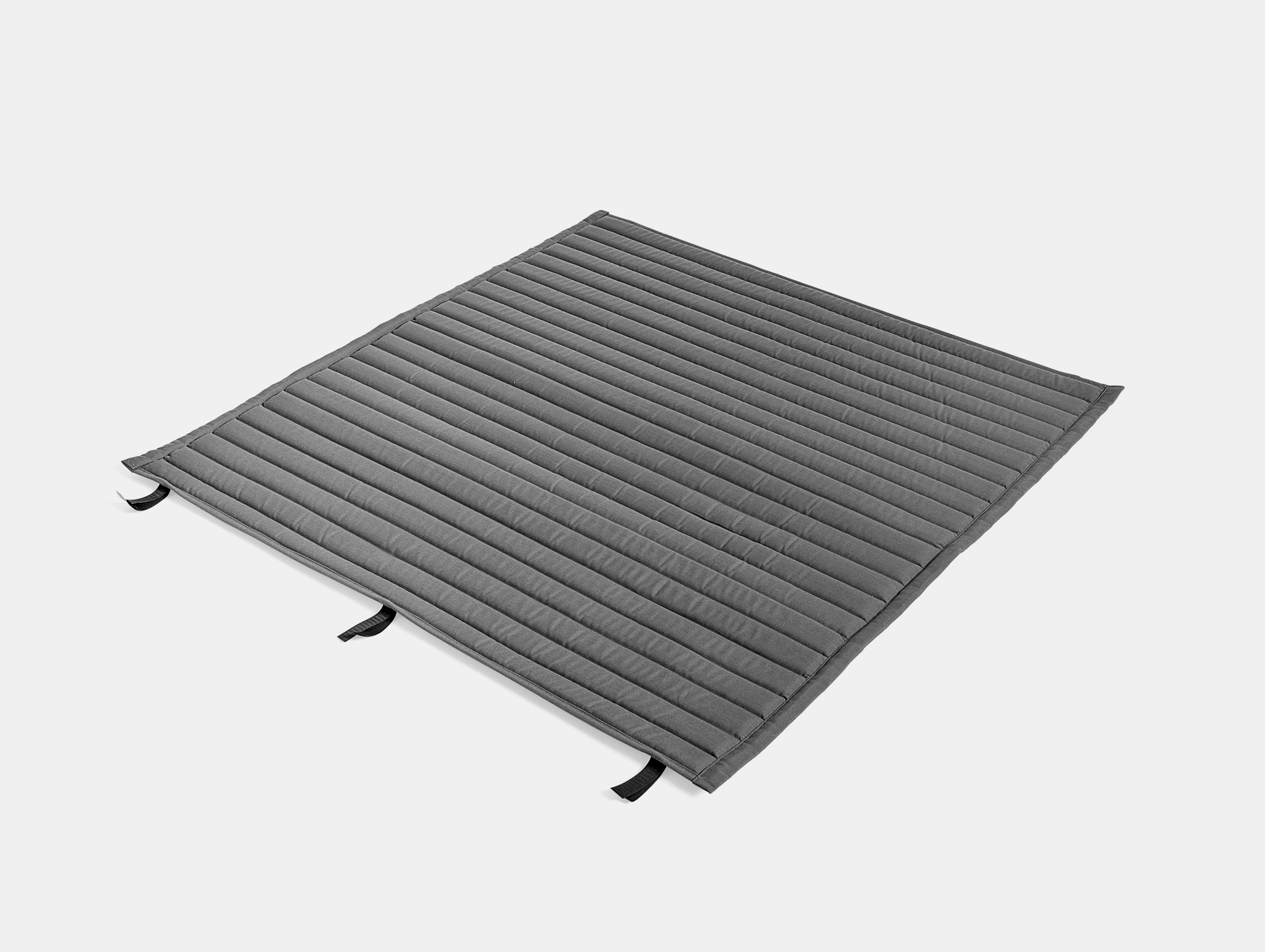 Hay palissade dining bench quilted cushion anthracite