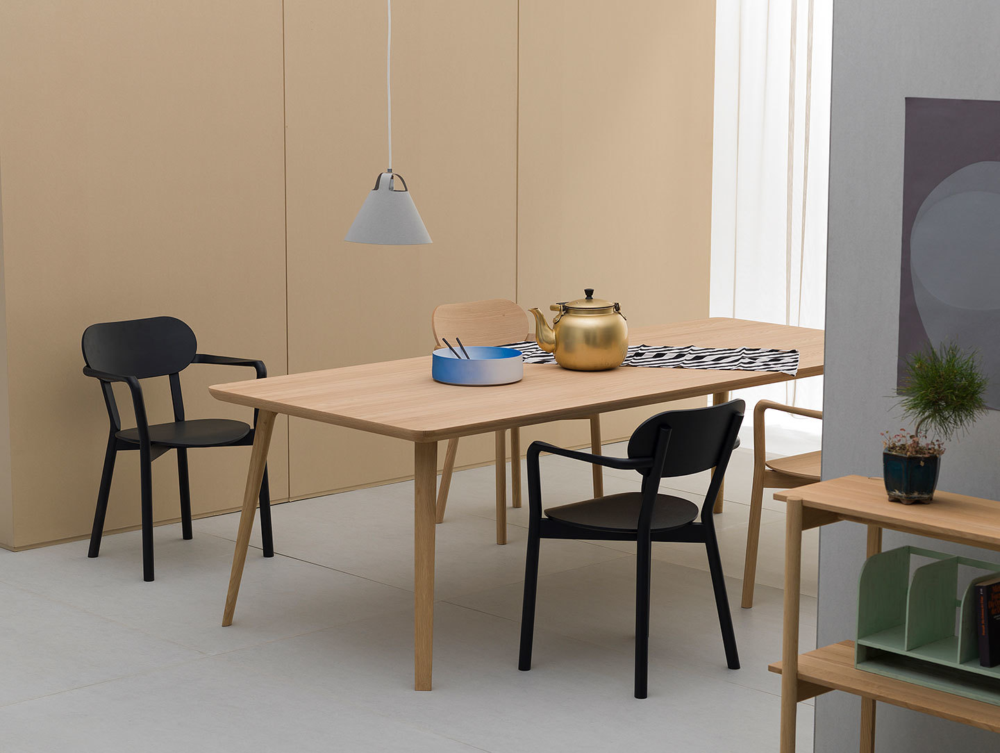 Karimoku Castor Armchair Plus Big Game