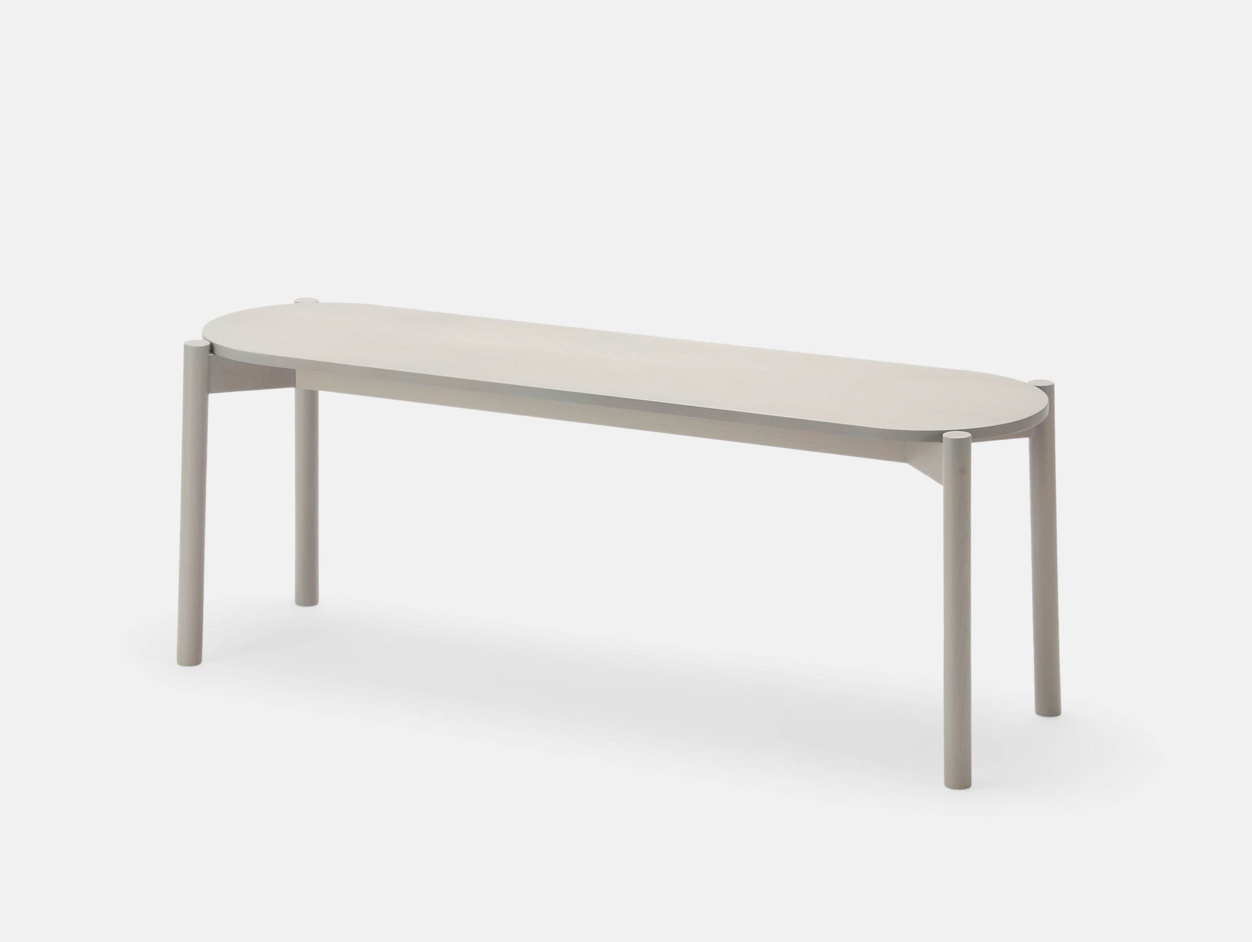 Karimoku Castor Dining Bench Grey Big Game