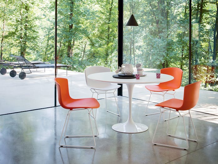 Knoll Round Dining Table White Eero Saarinen