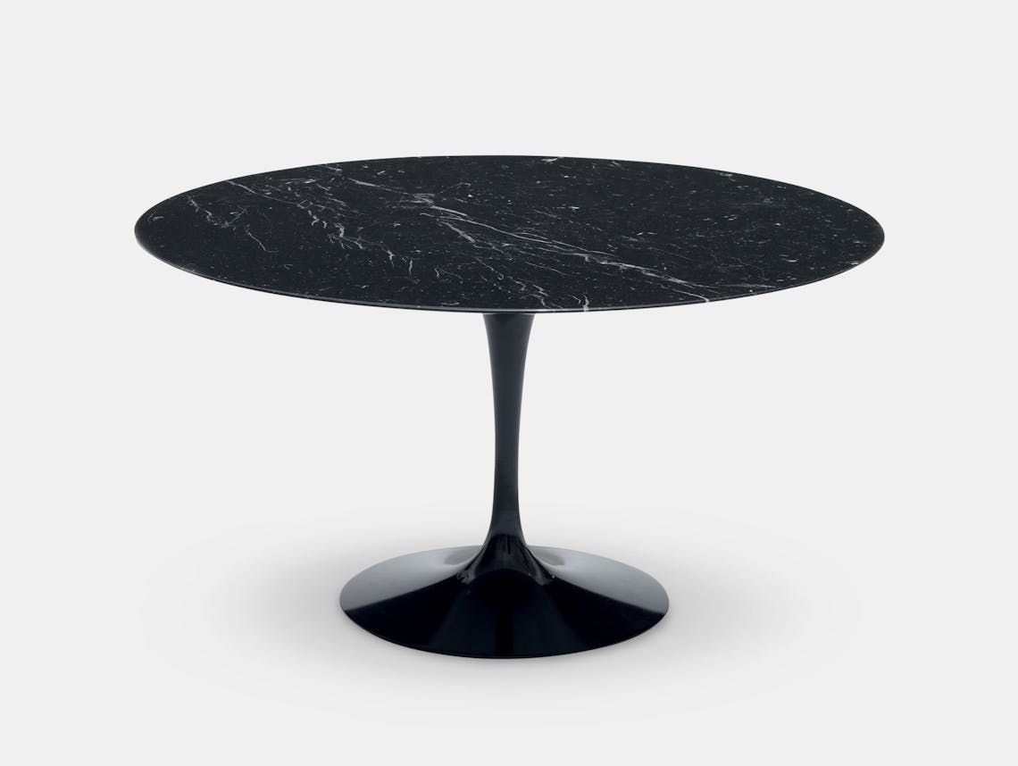Knoll Saarinen Round Dining Table Black Eero Saarinen