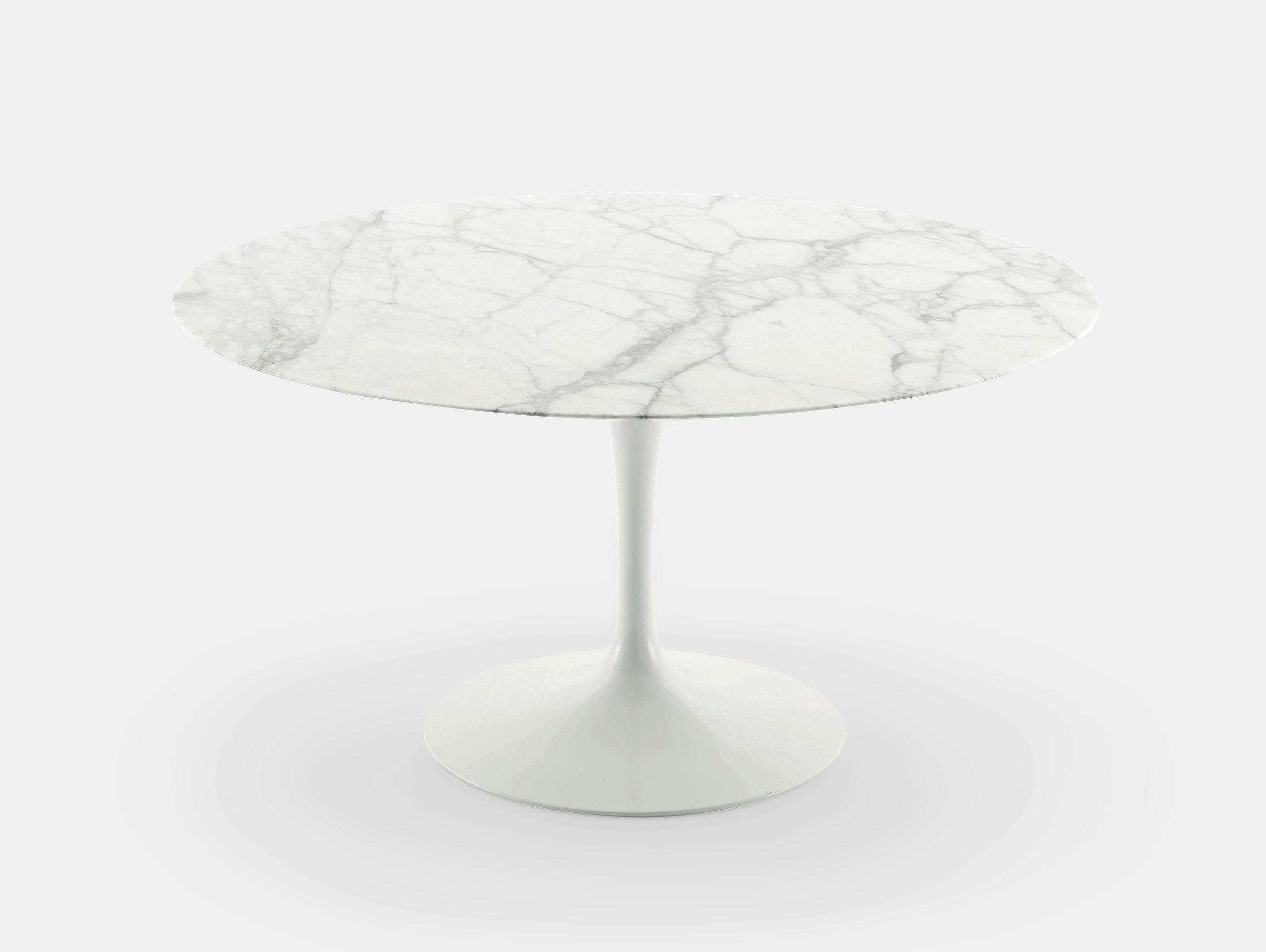 Knoll Saarinen Round Dining Table White Eero Saarinen