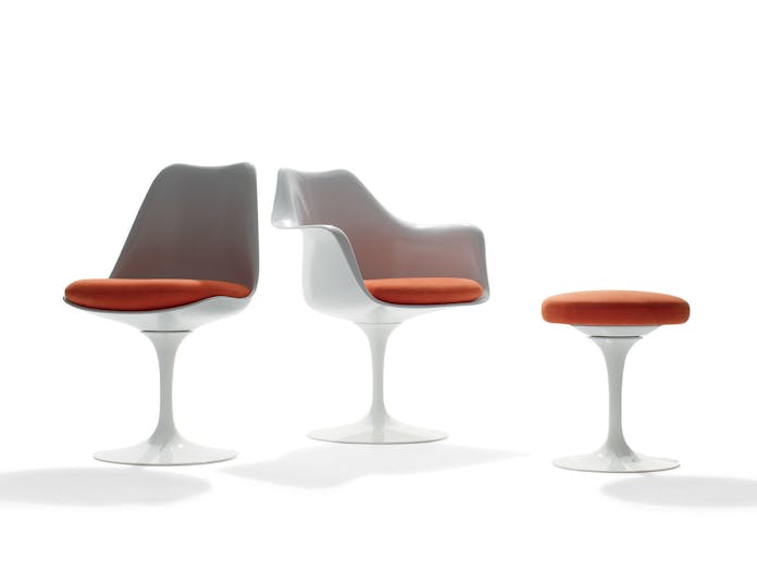Knoll Tulip Chairs Footstool Eero Saarinen