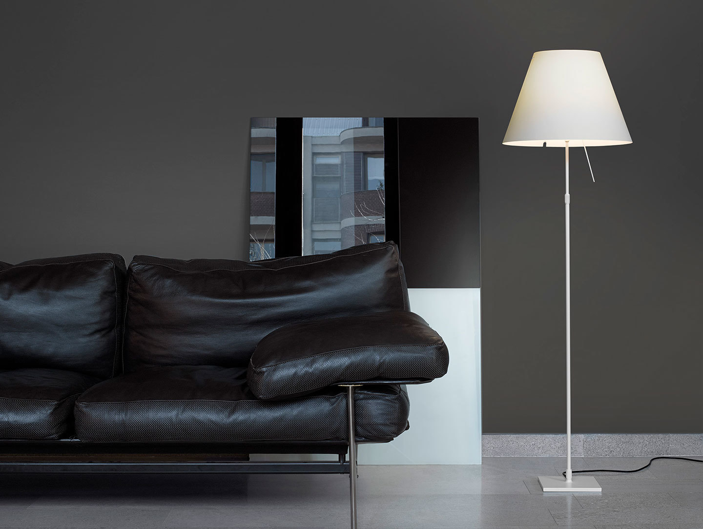Luceplan Costanza Floor Lamp On Paolo Rizzatto