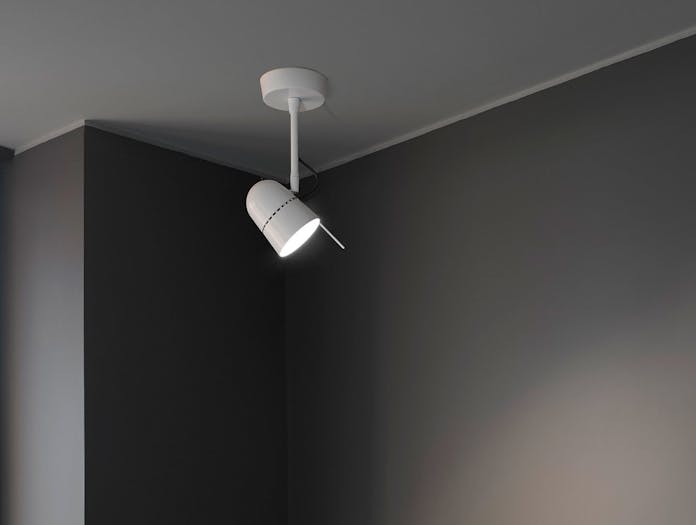 Luceplan Counterbalance Spot Light Ceiling White Daniel Rybakken