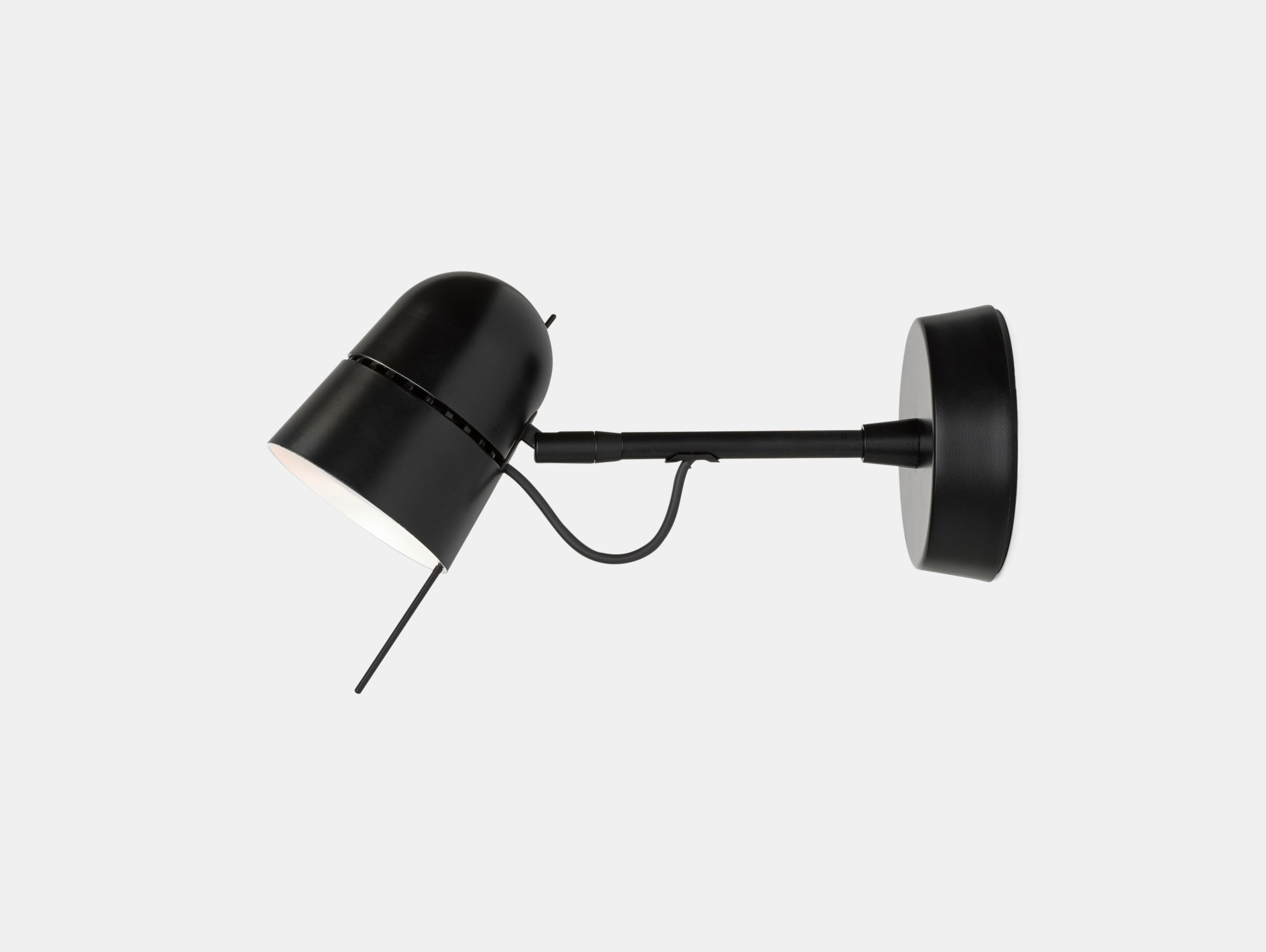 Luceplan Counterbalance Spot Wall Light Black Daniel Rybakken