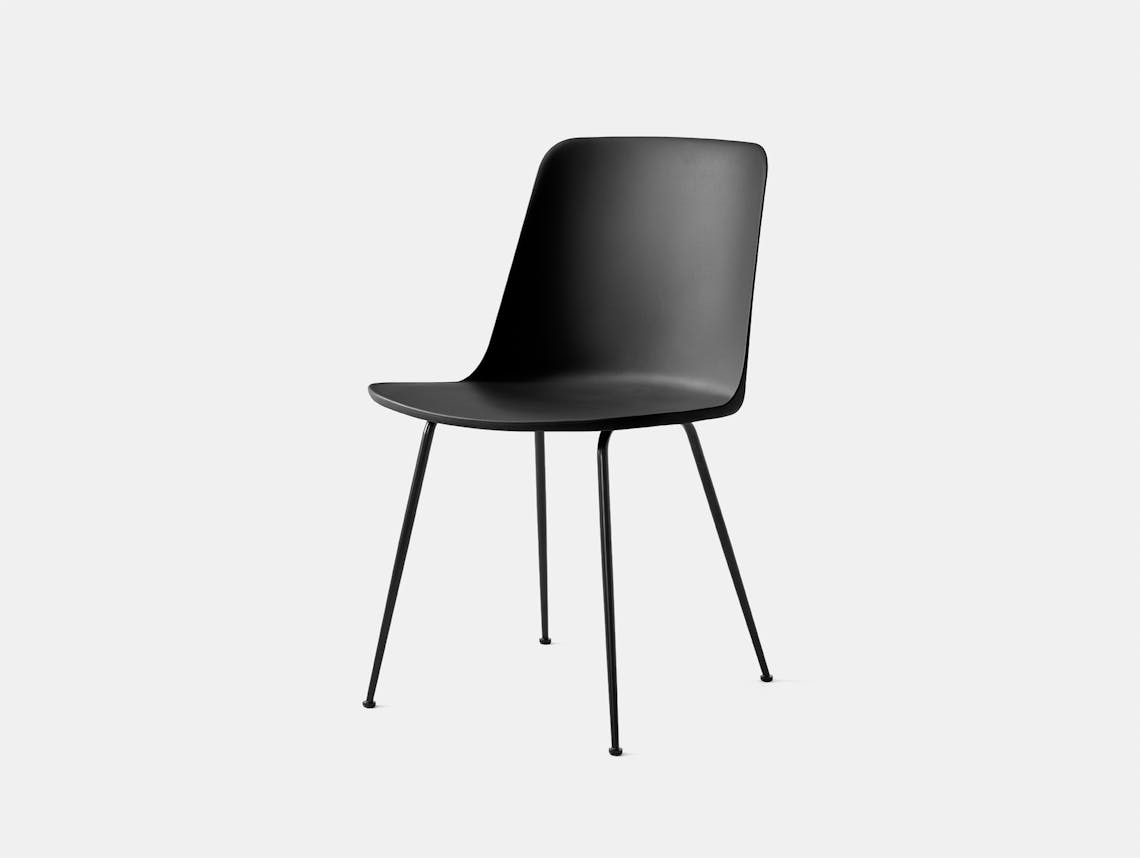 Andtradition rely chair four leg blk black