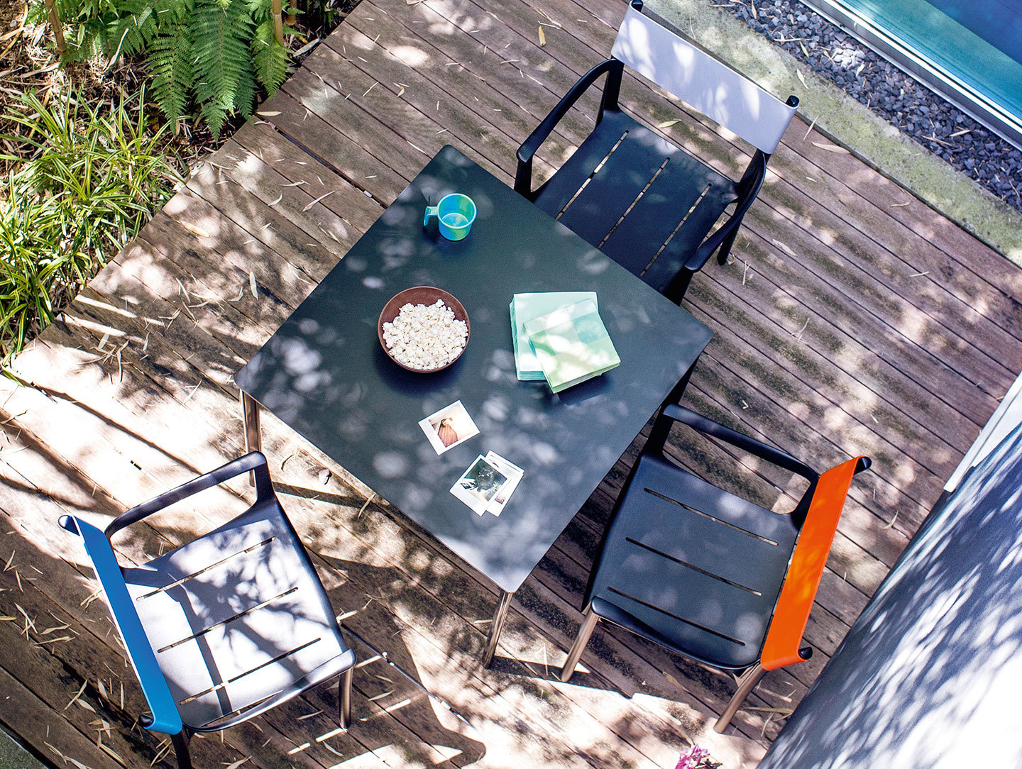 Magis Striped Table Outdoor Ronan Erwan Bouroullec