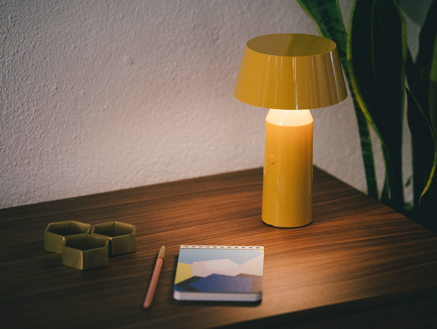 Marset Bicoca Portable Table Lamp Yellow 2 Christophe Mathieu